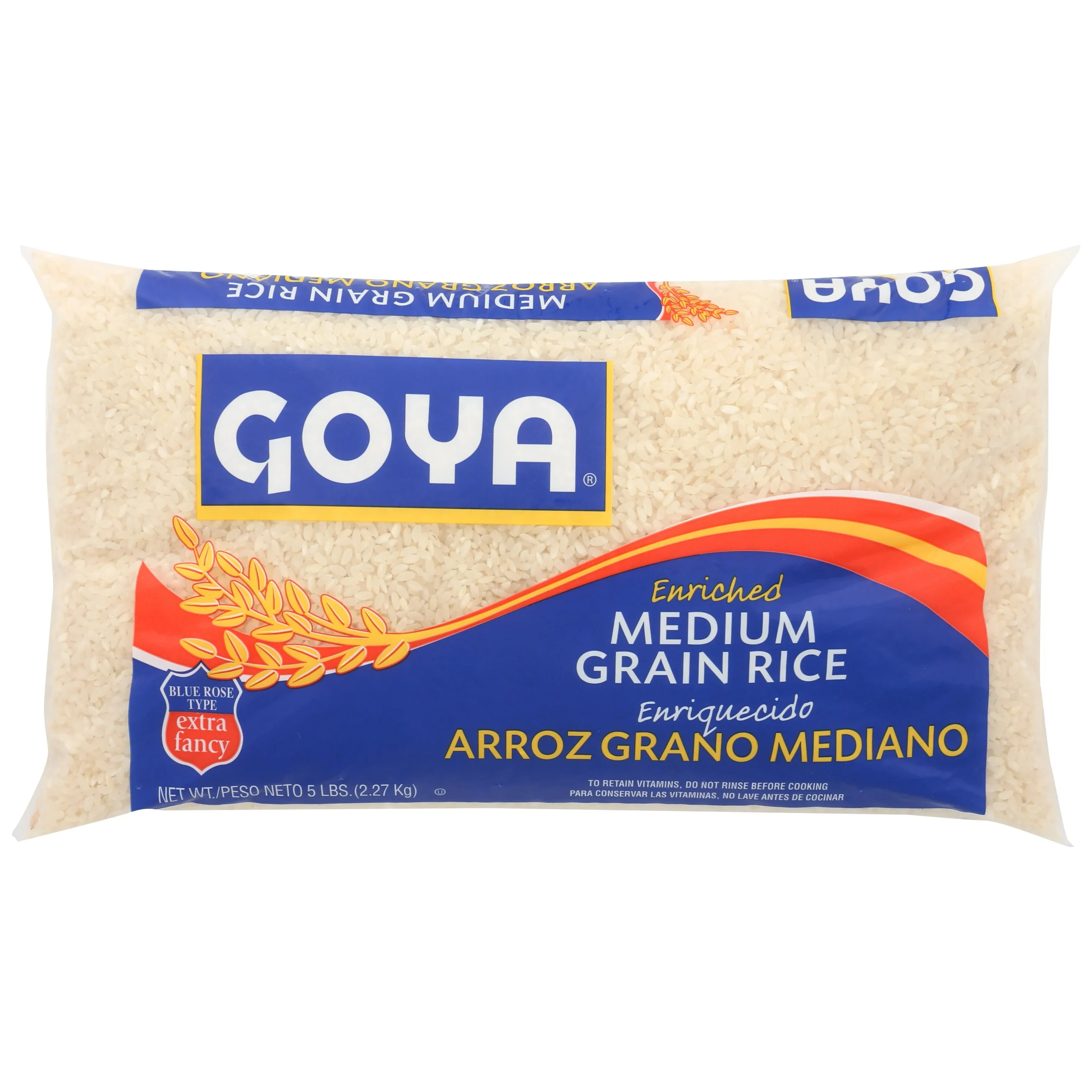 Rice, Blue Rose, Fancy, Medium Grain,12 - 5 POUND