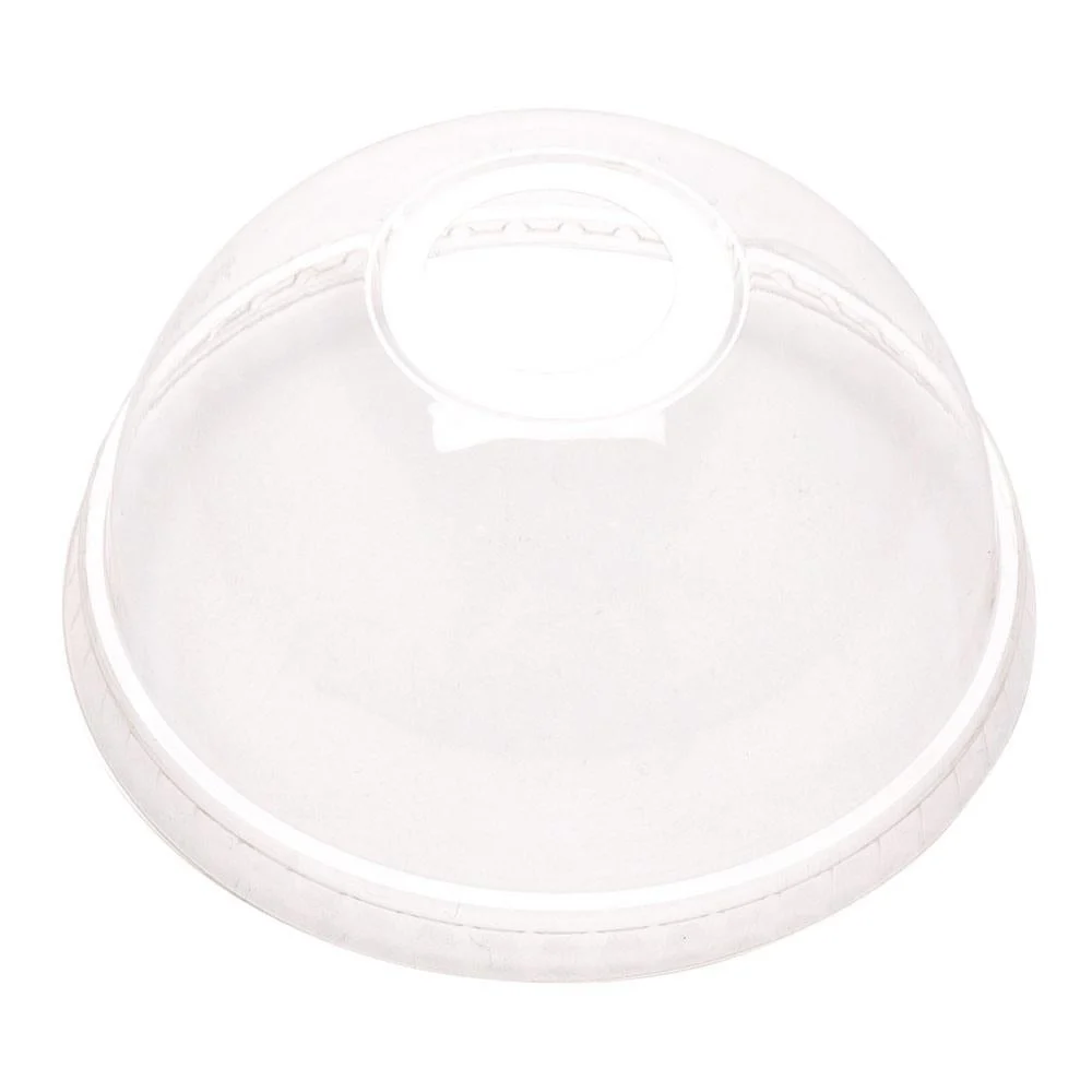 Lids, Dome, Plastic, Clear, PLA, for 20 Ounce Cups, Compostable,1 - 100 COUNT