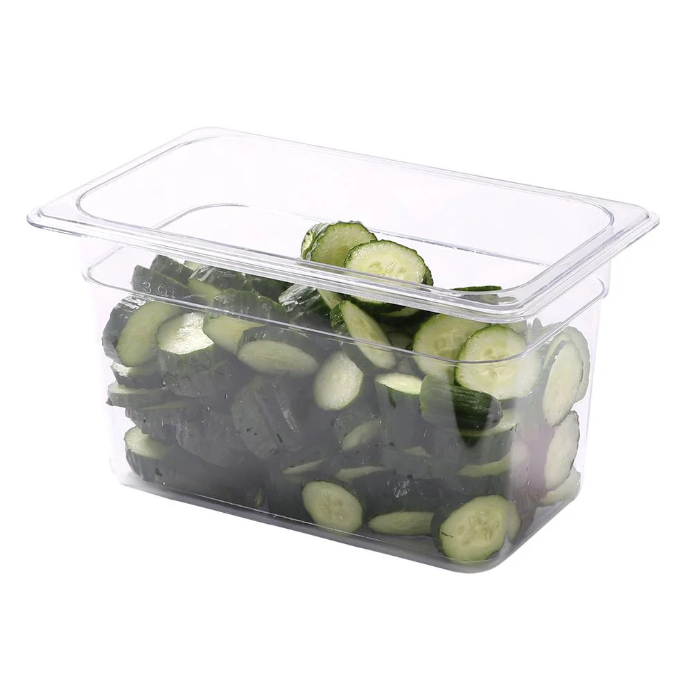 Pans, Food, Quarter-Size, Clear, Plastic, 6 Inch Deep,1 - 1 EACH