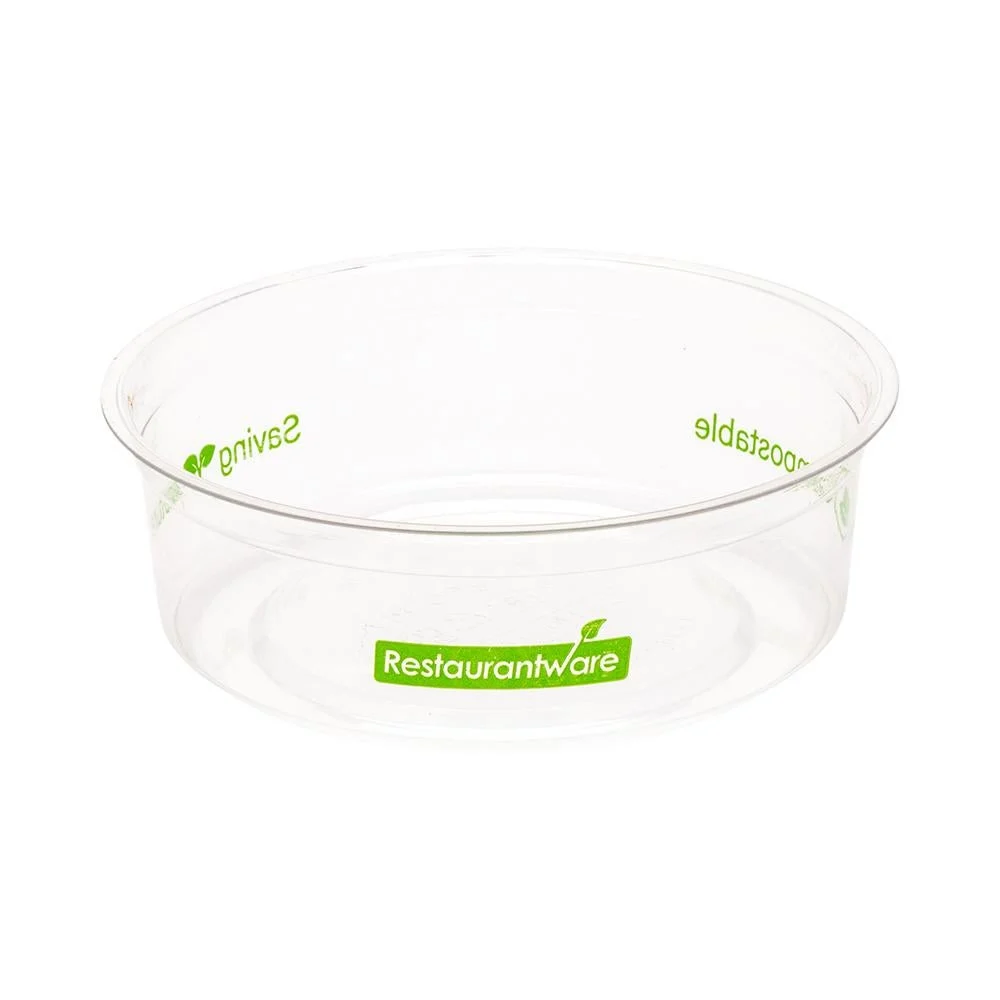 Containers, Deli, Basic Nature, Plastic, Clear, Compostable PLA, 4.75 x 1.75 Inch,1 - 50 COUNT