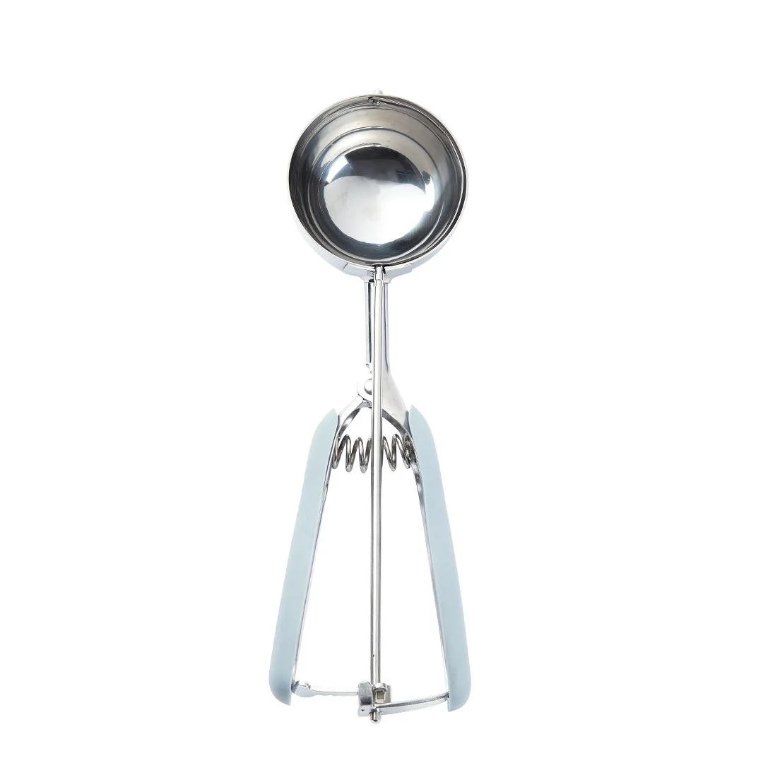 Scoop, Ice Cream, 4 Ounce, Stainless Steel, with Gray Handle, #8,1 - 1 EACH
