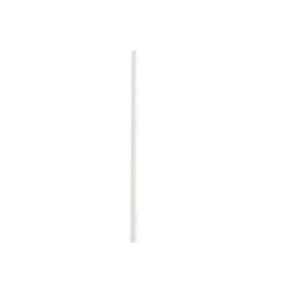 Straws, Cocktail, 5.75 Inch, Paper, White, Biodegradable,1 - 100 COUNT