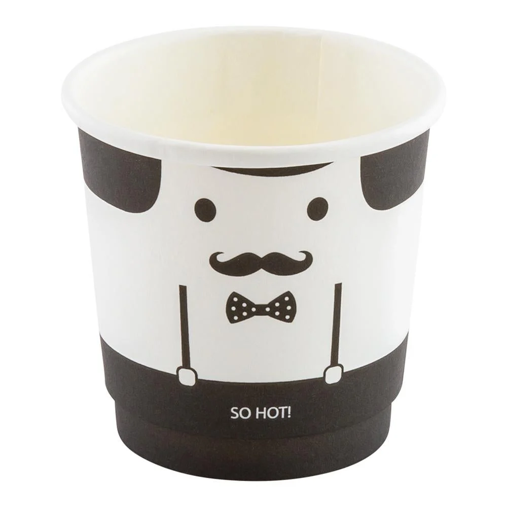 Cups, Hot, 4 Ounce, Paper, Monsieur, Double Wall,1 - 25 COUNT