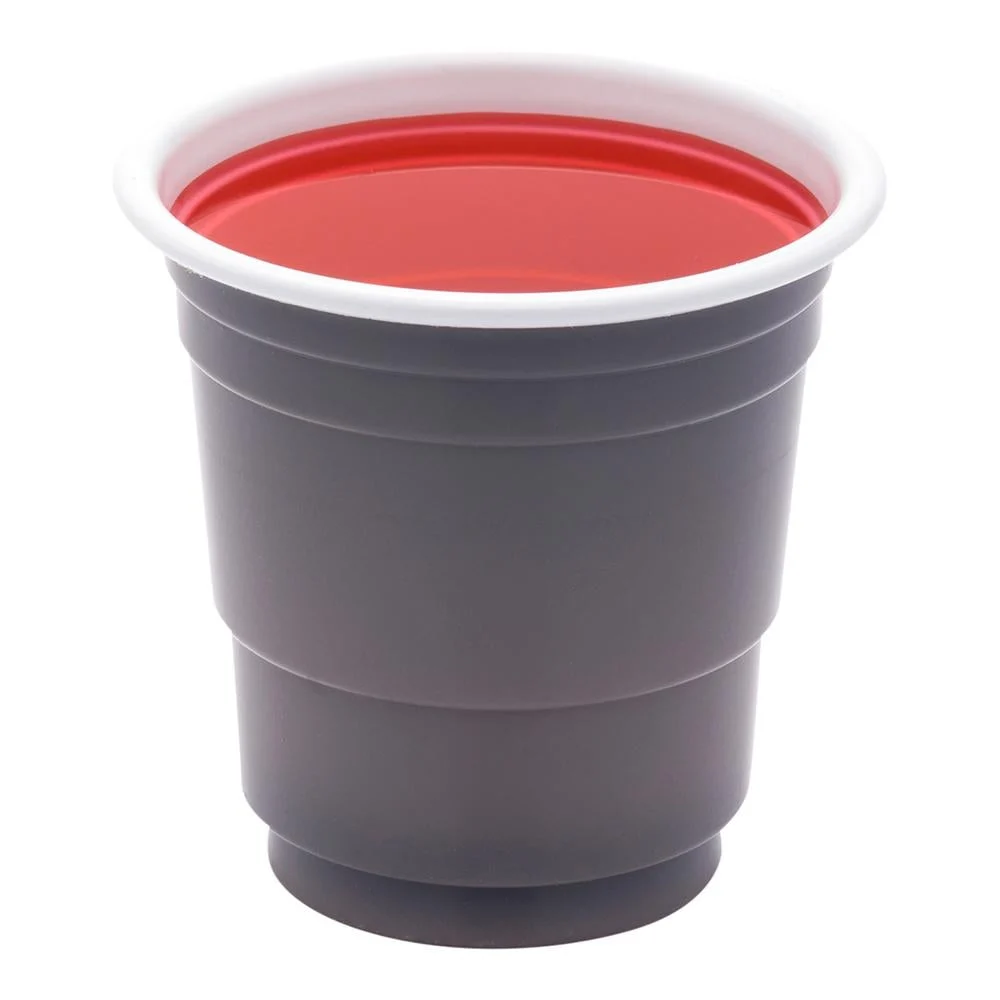 Cups, Party, 2 Ounce, Plastic, Gray,1 - 25 COUNT
