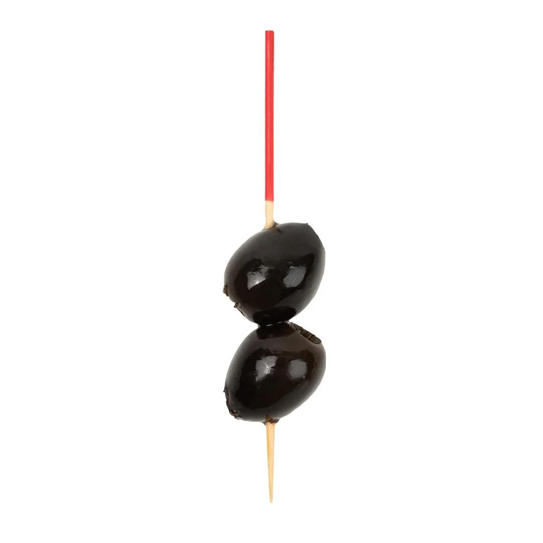 Skewers, Red Dipped, 3.5 Inch, Bamboo,1 - 100 COUNT