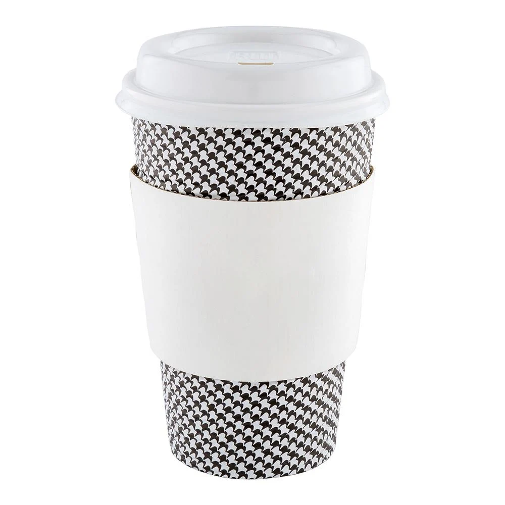 Sleeve, Coffee, Paper, White, for 12/16/20 Oz Cups,1 - 50 COUNT