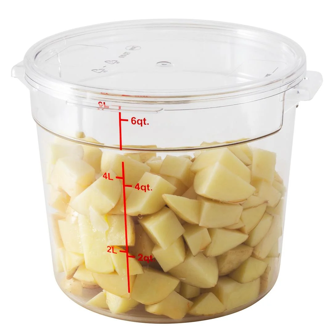 Lid, Storage, Clear, for 6 & 8 Quart Containers,1 - 1 EACH
