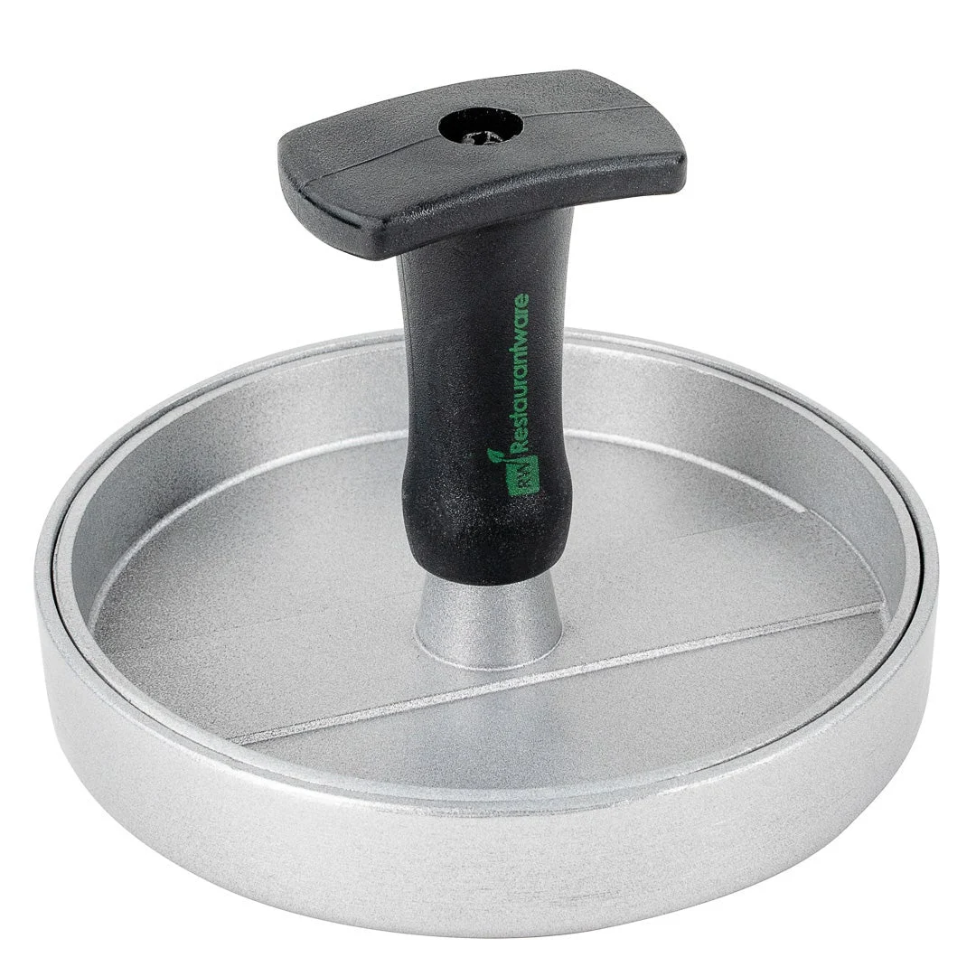 Press, Hamburger Patty, Round, Aluminum, 4.75 x 3.5 Inch,1 - 1 EACH
