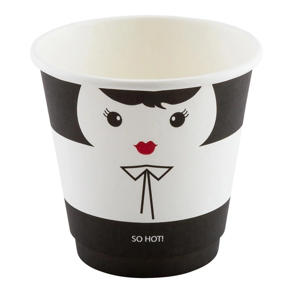 Cups, Hot, 8 Ounce, Paper, Madame, Double Wall,1 - 25 COUNT