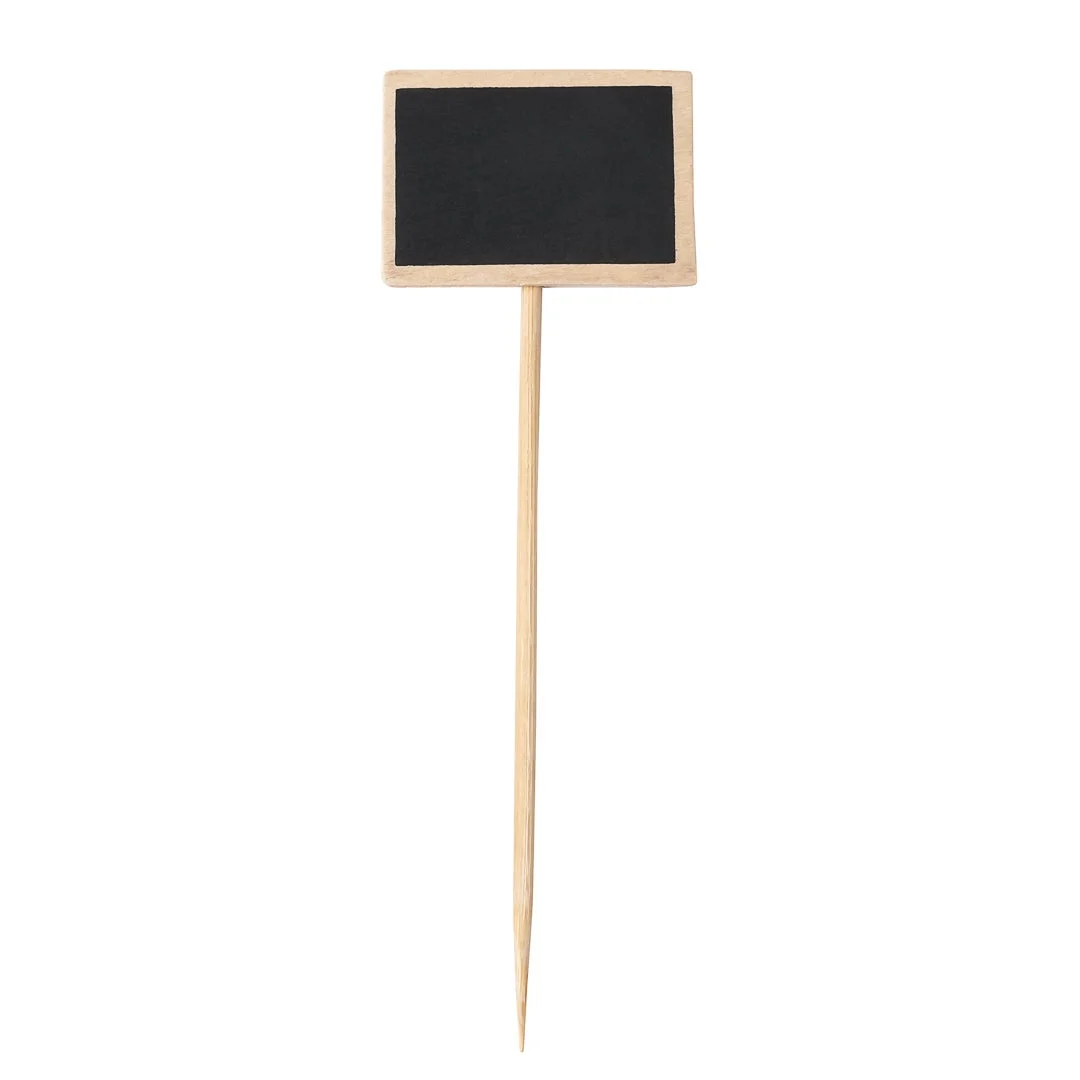 Pick, 6 Inch, Bamboo, Black, Framed Chalkboard Top,1 - 1000 COUNT