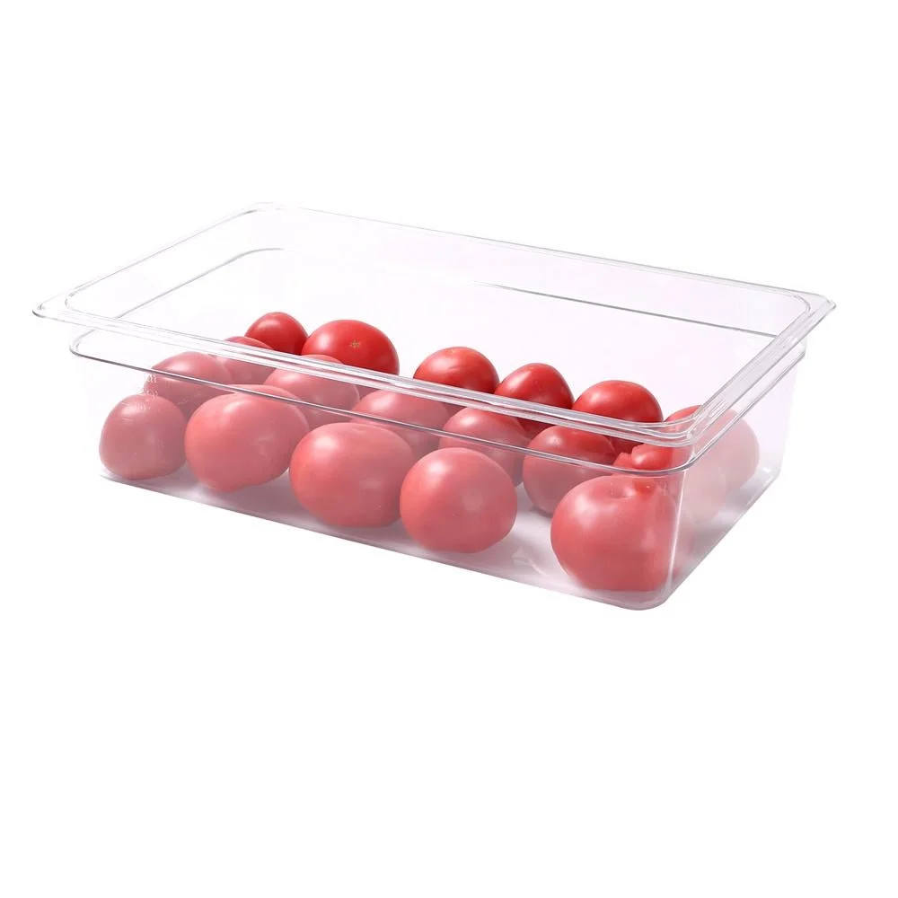 Pans, Food, Half-Size, Clear, Plastic, 6 Inch Deep,1 - 1 EACH