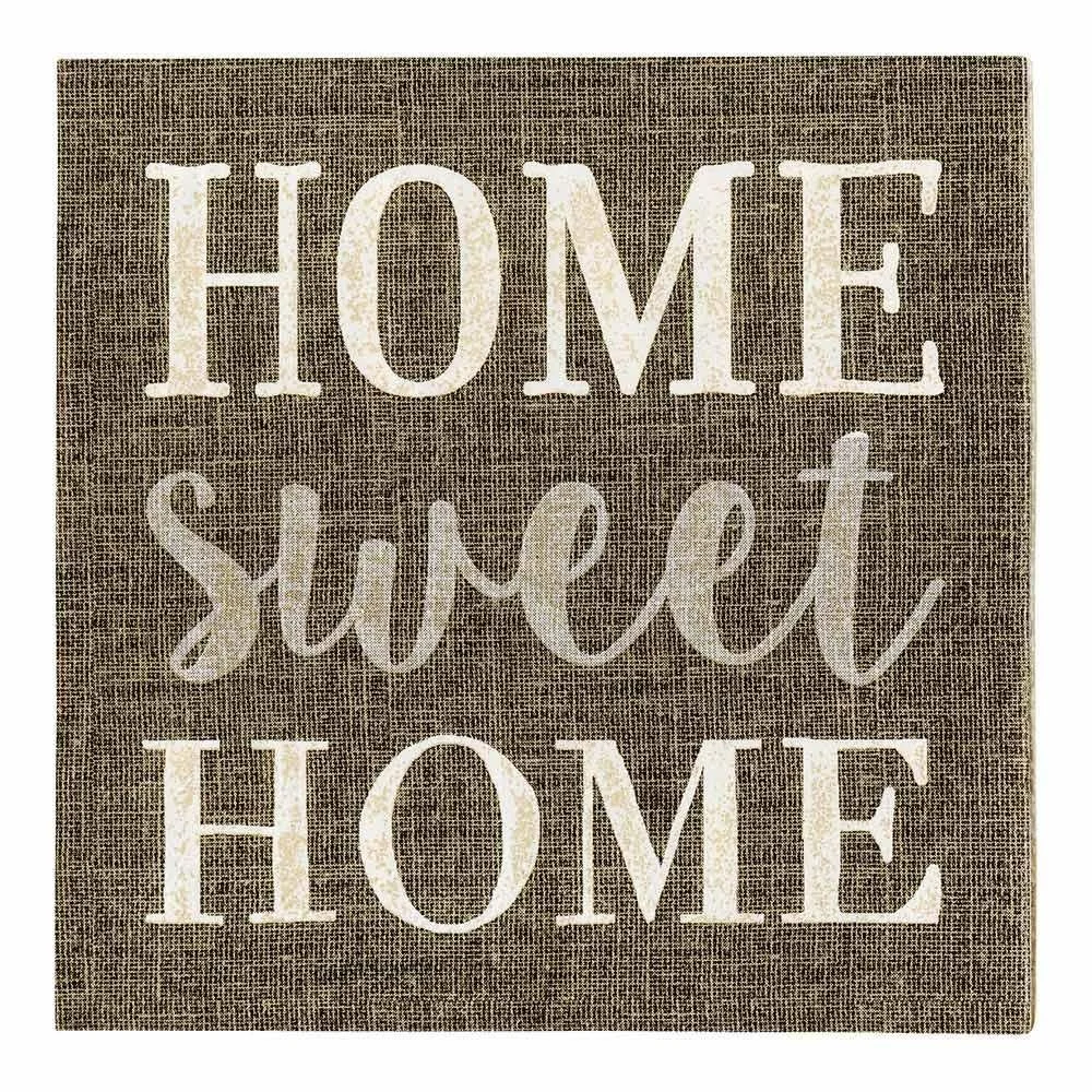 Napkins, Lunch, Gray with Print, 13 x 13 Inch,1 - 20 COUNT