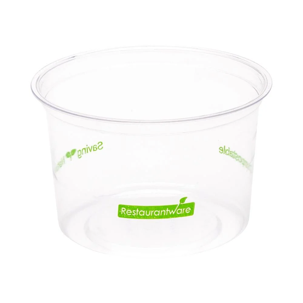Containers, Deli, Basic Nature, Plastic, Clear, Compostable PLA, 4.75 x 3 Inch,1 - 50 COUNT