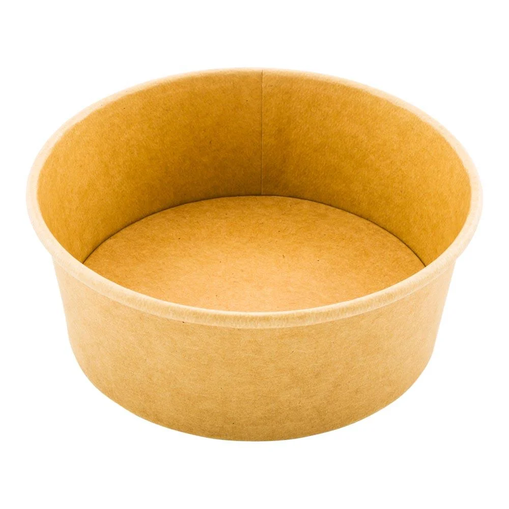 Containers, Salad, 25 Ounce, Paper, Kraft, Round, 6 x 2.50 Inch,1 - 50 COUNT