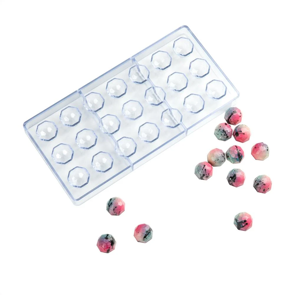 Mold, Candy, 21-Compartment, Diamond, Pastry Tek Polycarbonate,1 - 1 EACH