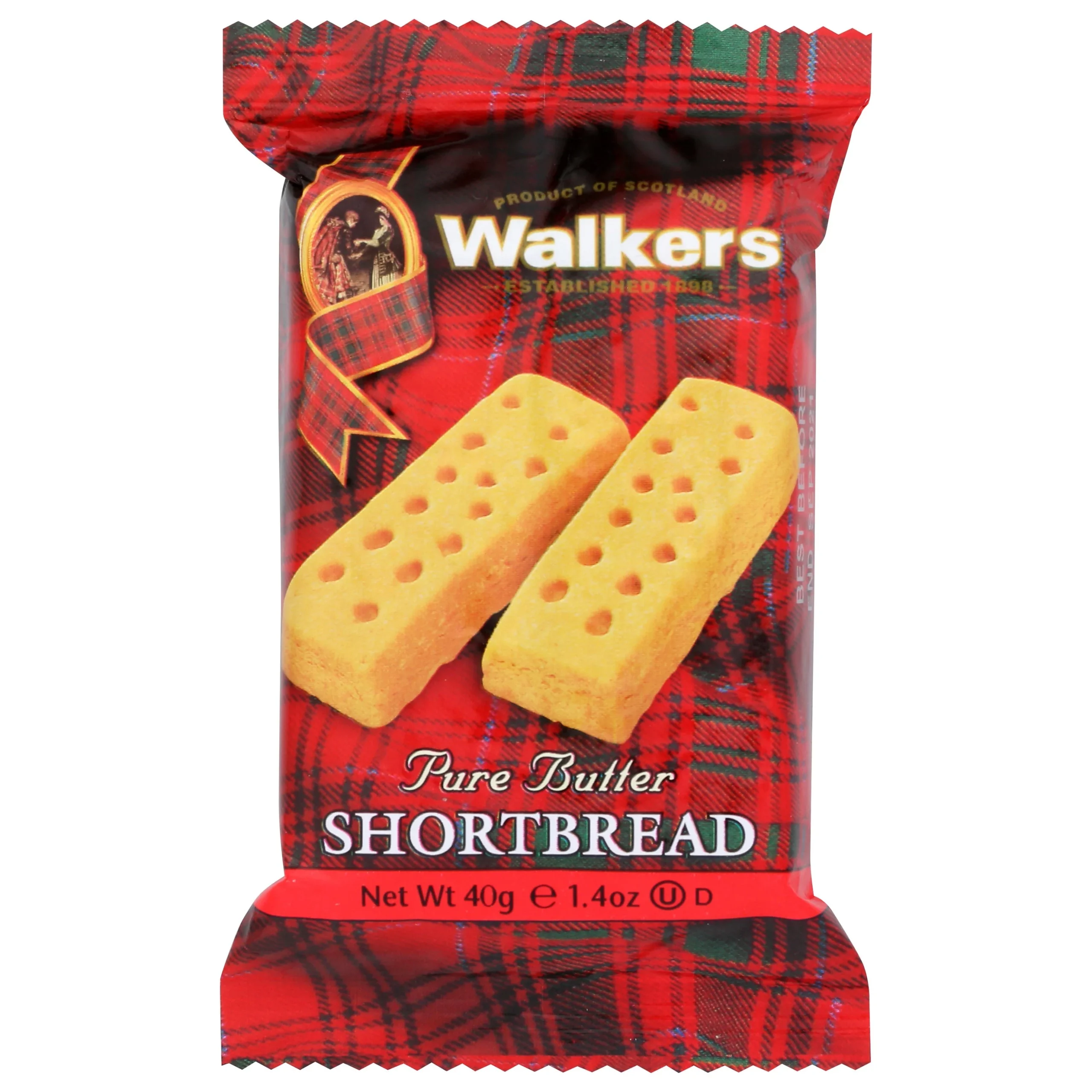 Cookies, Pure Butter Shortbread, Shelf-Stable,24 - 1.4 OUNCE