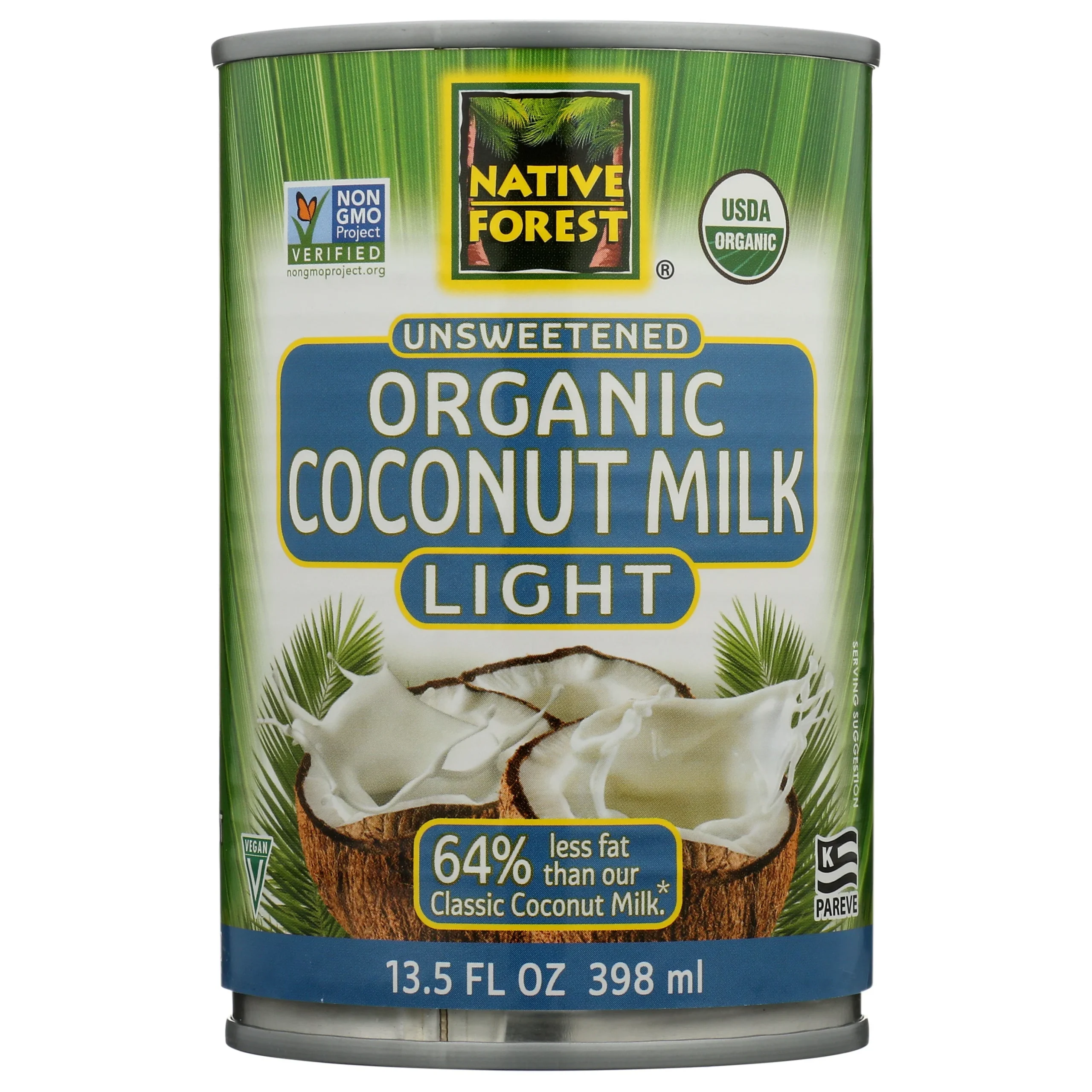 Milk, Coconut, Light, Shelf-Stable,12 - 13.5 FLUID
