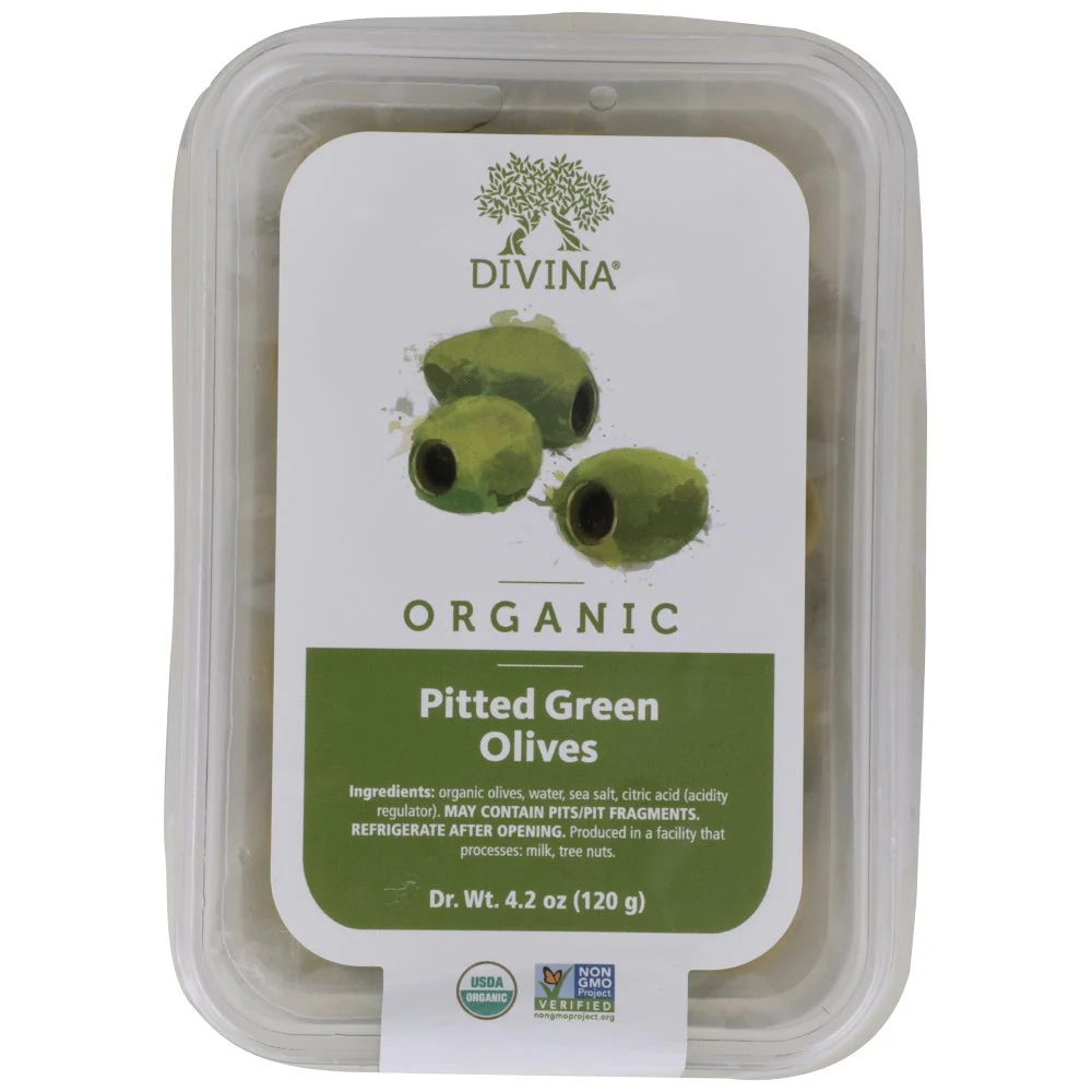 Olives, Green, Pitted,6 - 4.2 OUNCE