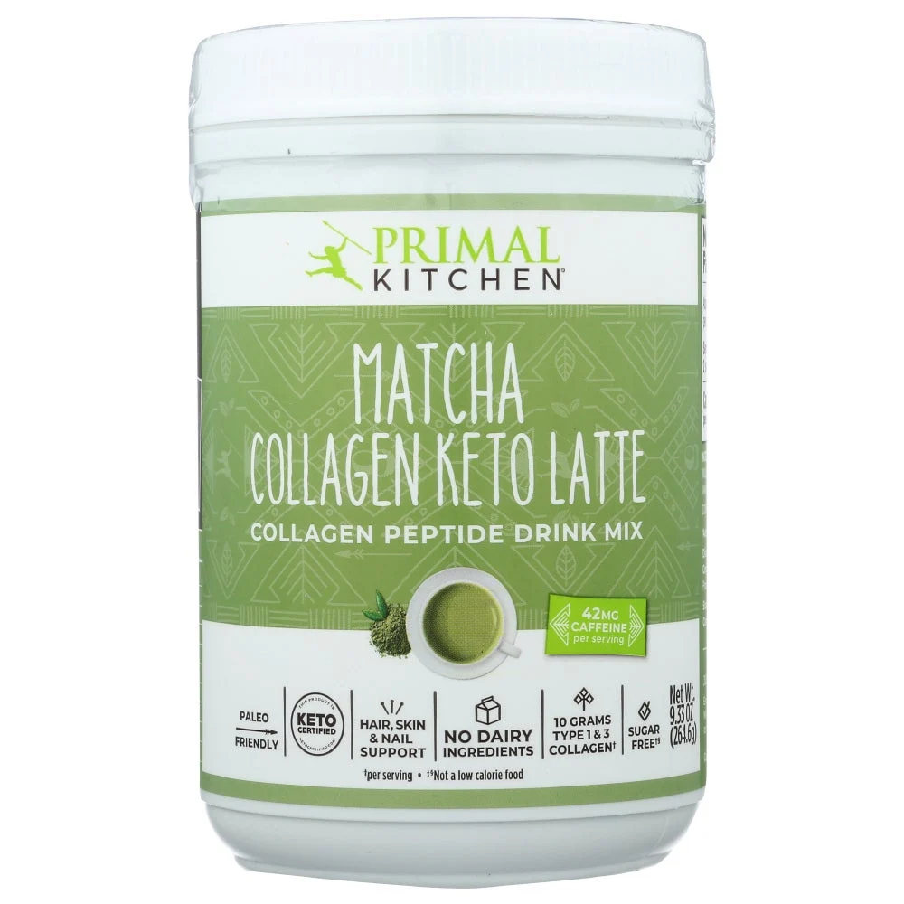 Drink Mix, Collagen Latte, Matcha,1 - 9.33 OUNCE
