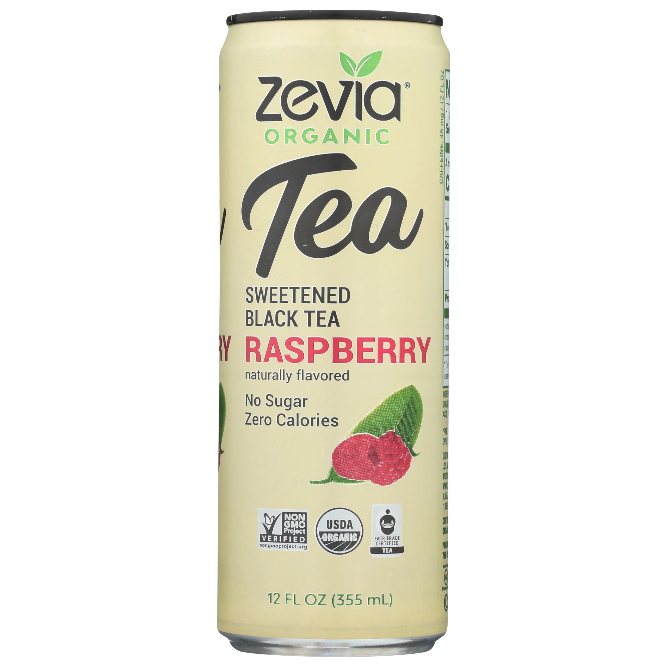 Tea, Sweetened Black, Raspberry, Zero Calorie, Single-Serve,12 - 12 FLUID