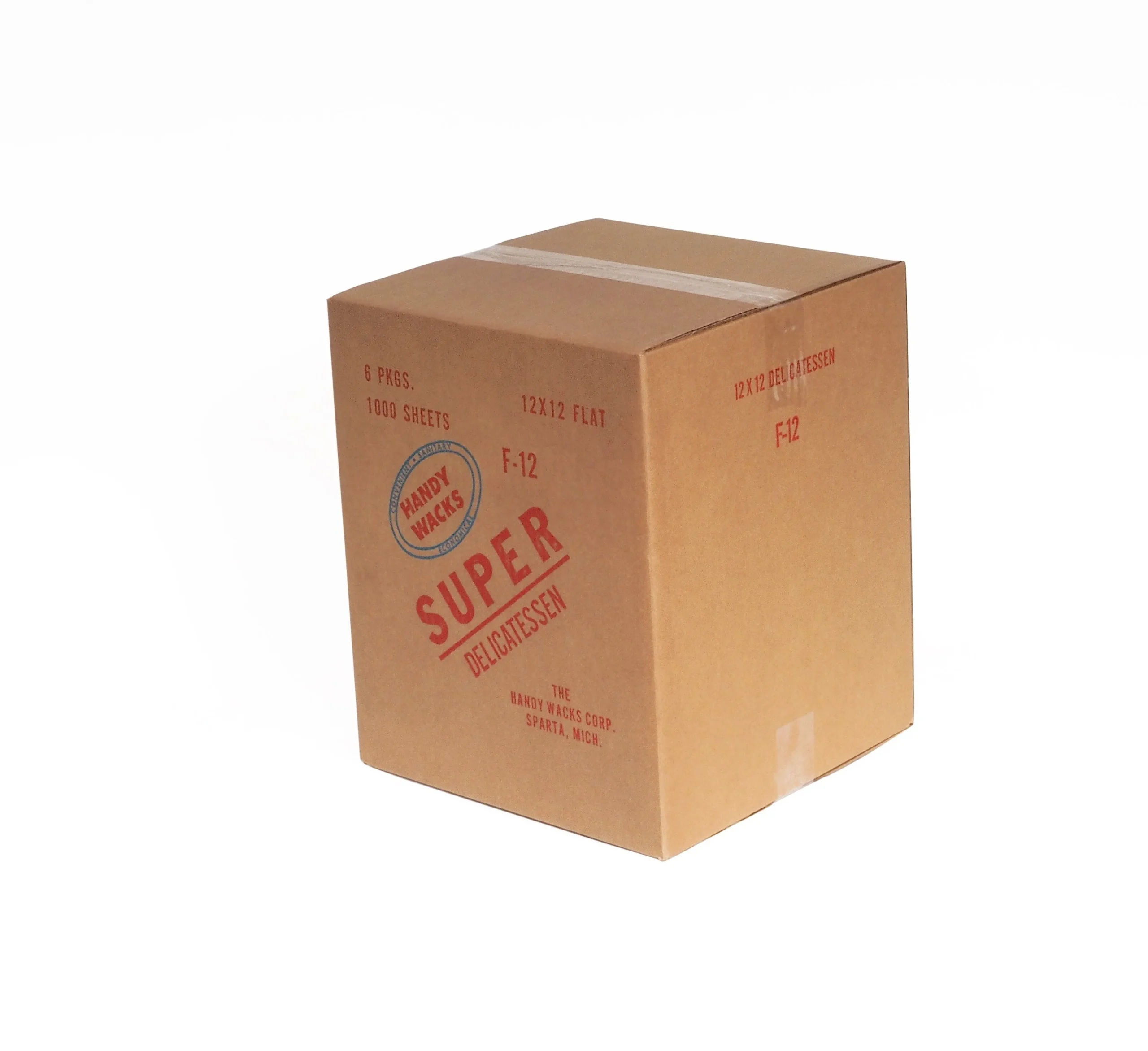 Wraps, Deli, 12 x 12 Inch, Mexican Pepper Design,6 - 1000 COUNT