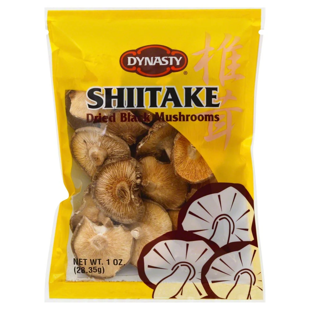 Mushroom, Shiitake, Whole, Dried,12 - 1 OUNCE