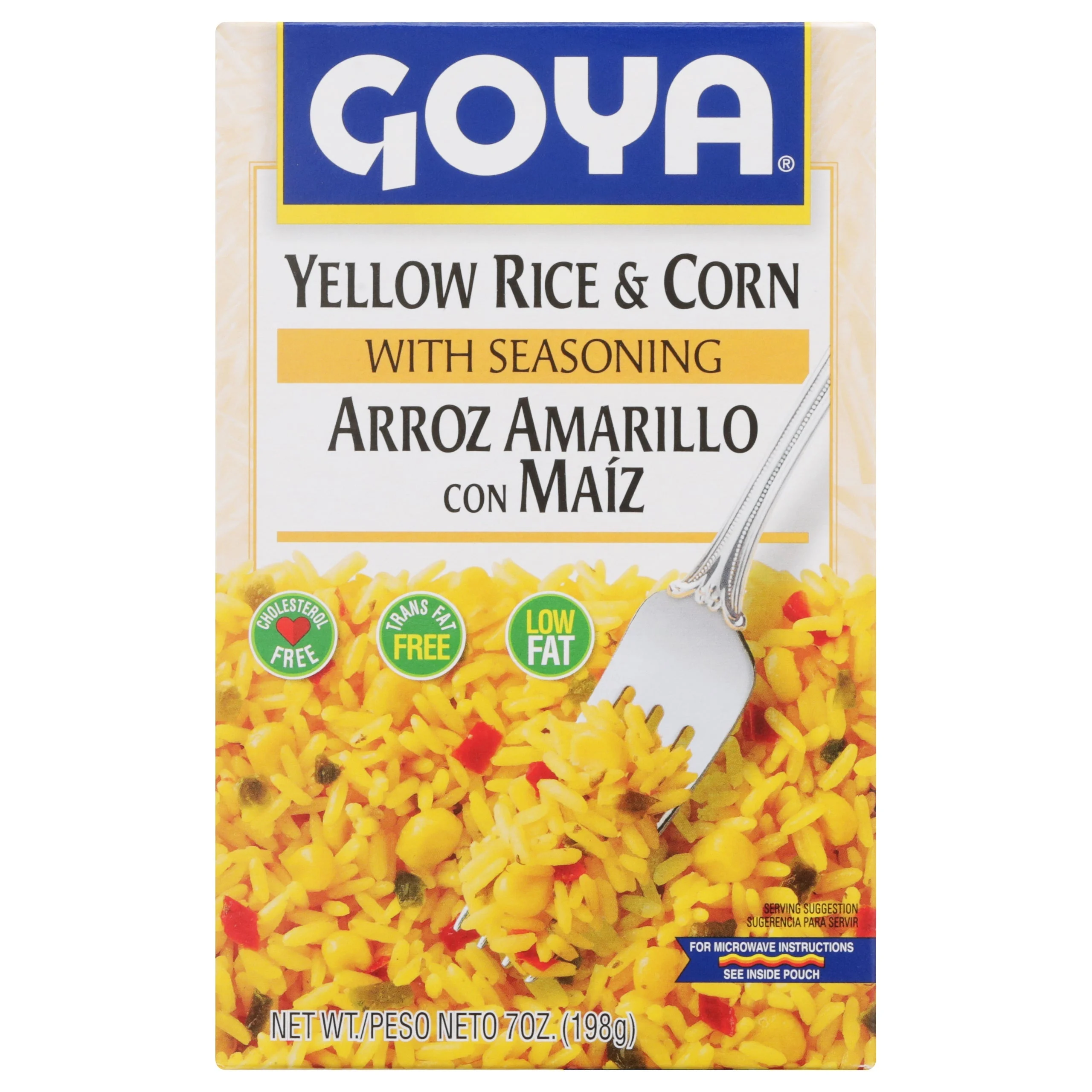 Rice, Yello, with Seasoning & Corn,12 - 7 OUNCE