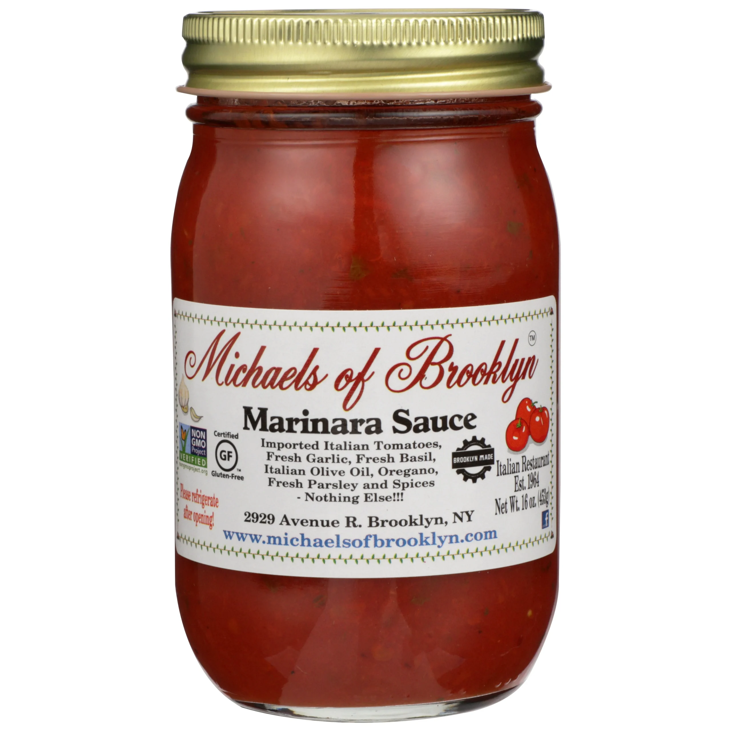 Sauce, Marinara,6 - 16 OUNCE