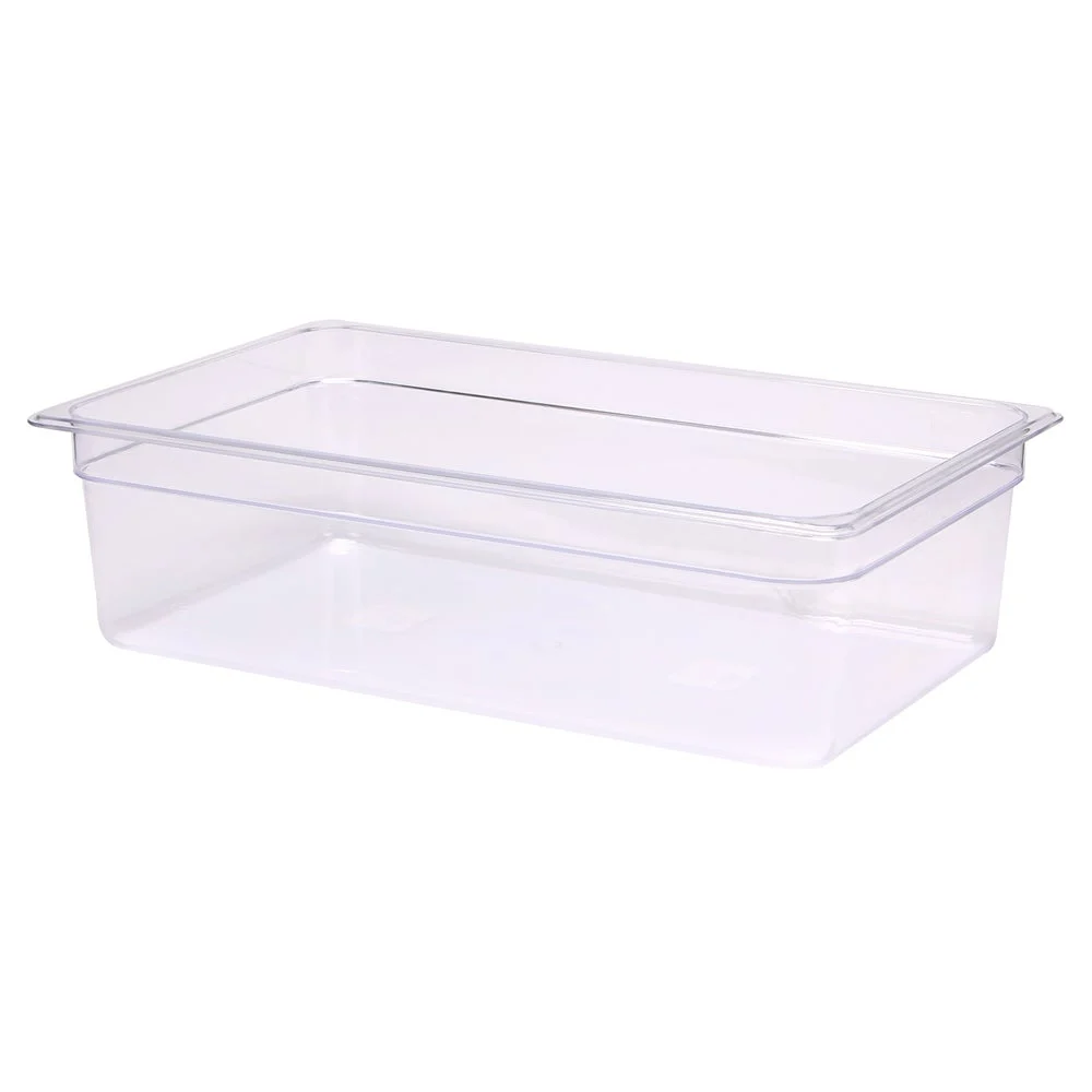 Pans, Food, 20.6 Quart, Full-Size, 10.75 x 12.75 x 6 Inch Clear, Plastic,10 - 1 EACH
