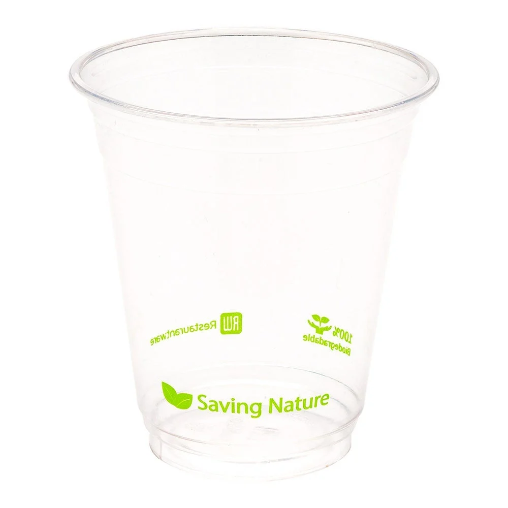 Cups, Cold, 12 Ounce, Plastic, Clear, PLA, Renewable & Compostable,1 - 1000 COUNT