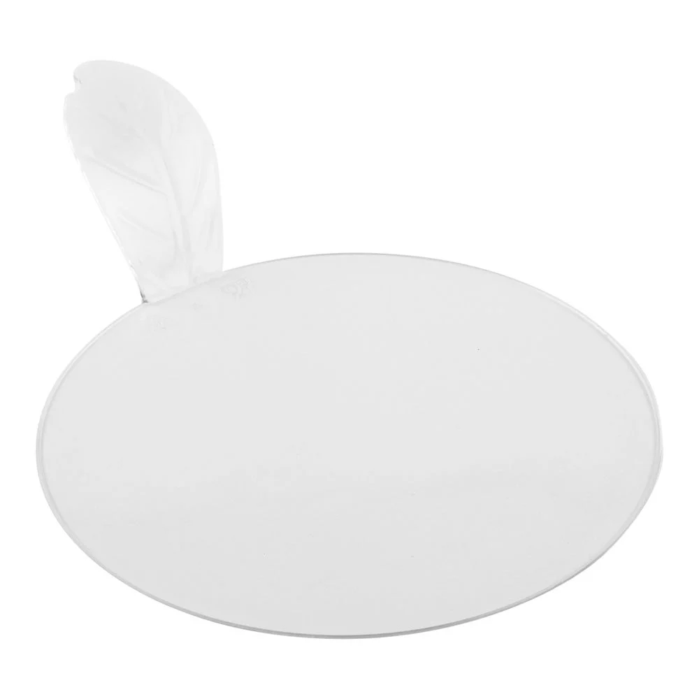 Trays, Pastry Pallet, 3 Inch, Round, Clear, Plastic, with Handle,1 - 25 COUNT