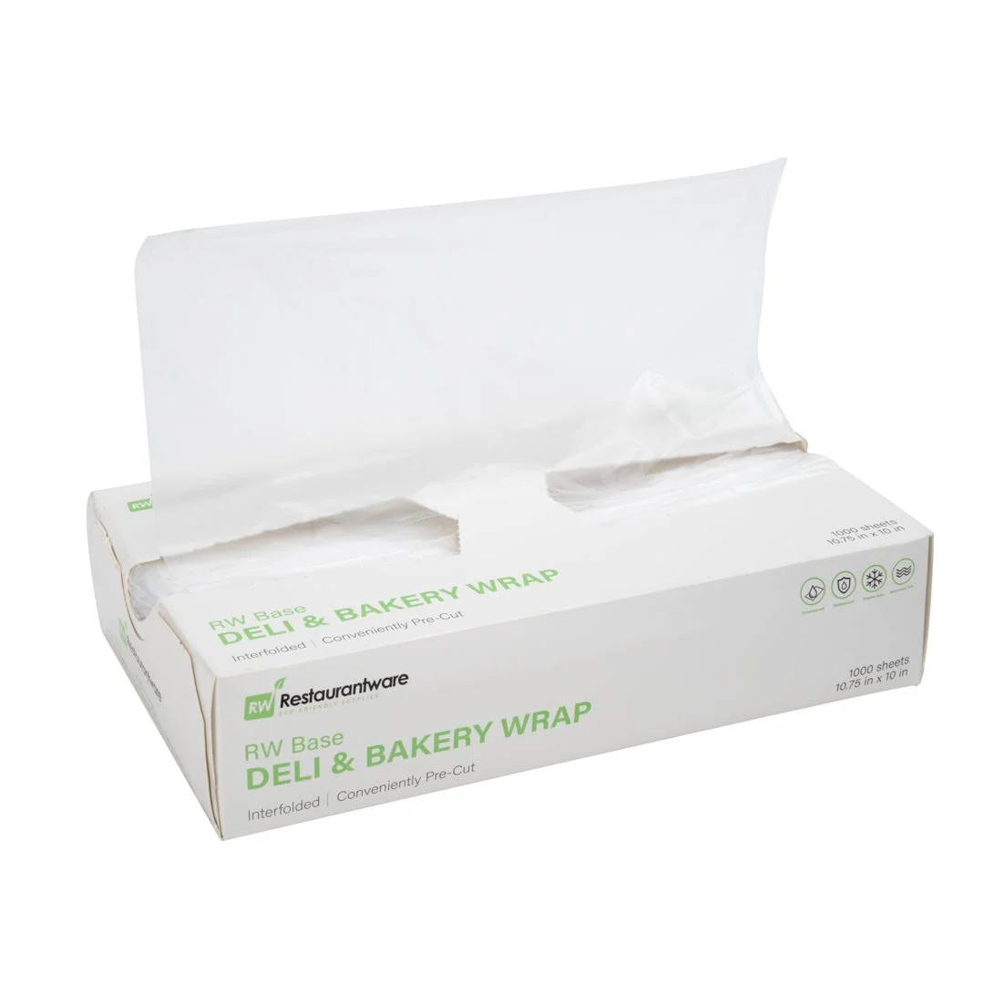 Wraps, Deli, 10.75 x 10 Inch, Plastic, Interfolded,10 - 1000 COUNT
