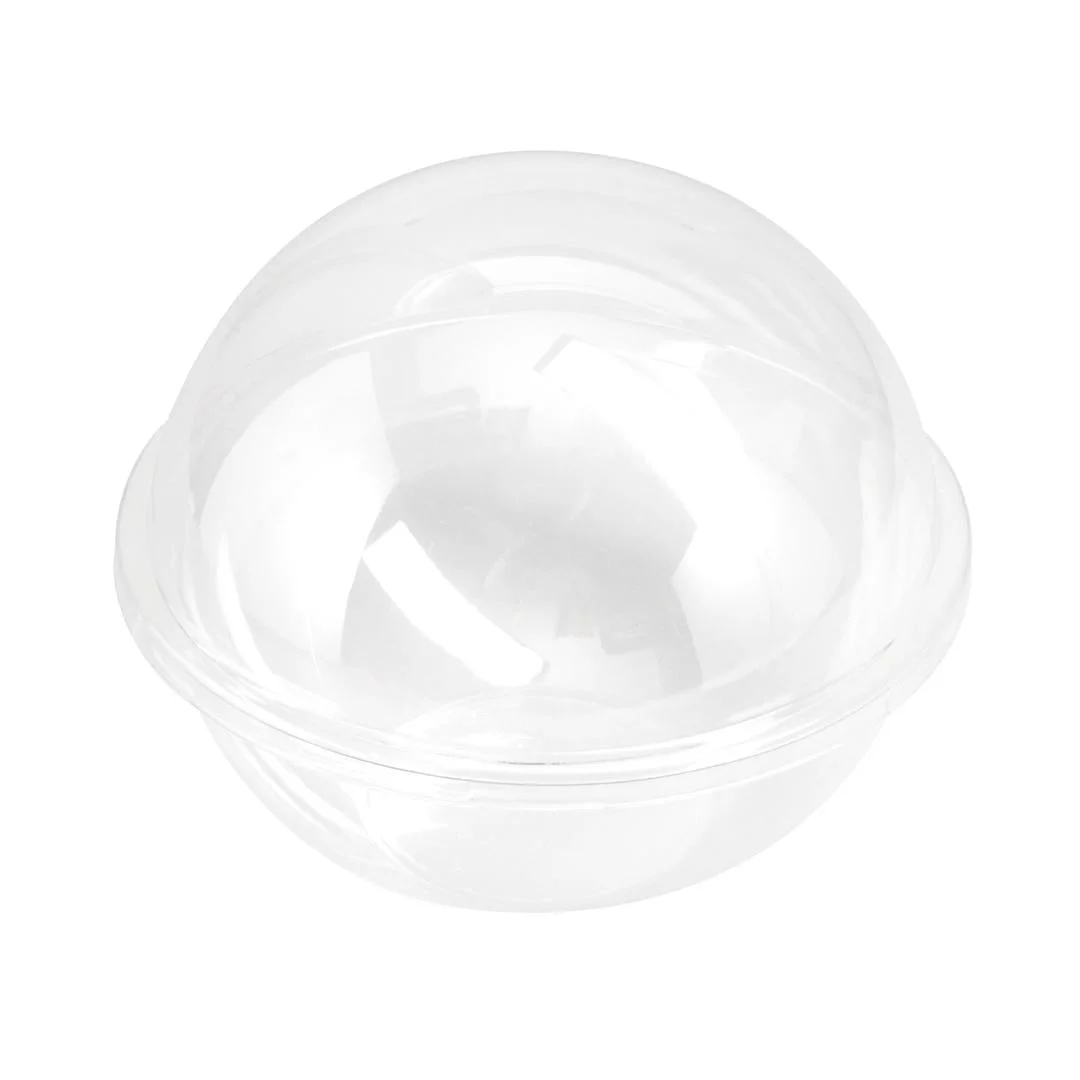Containers, Salad Sphere, 28 Ounce, Plastic, Clear, with Lid,1 - 50 COUNT