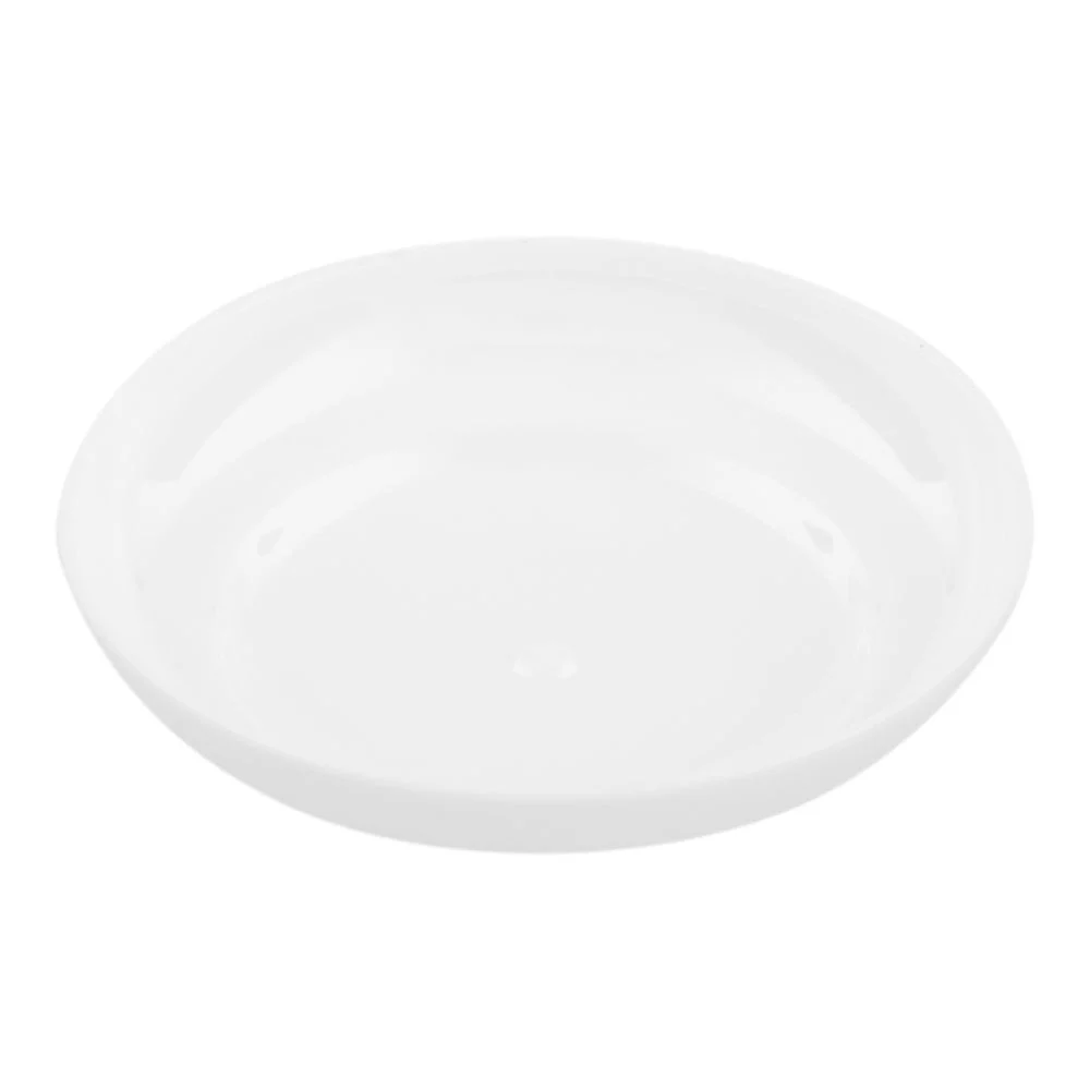Plates, 3.25 Inch, Plastic, White Rotondo,1 - 25 COUNT