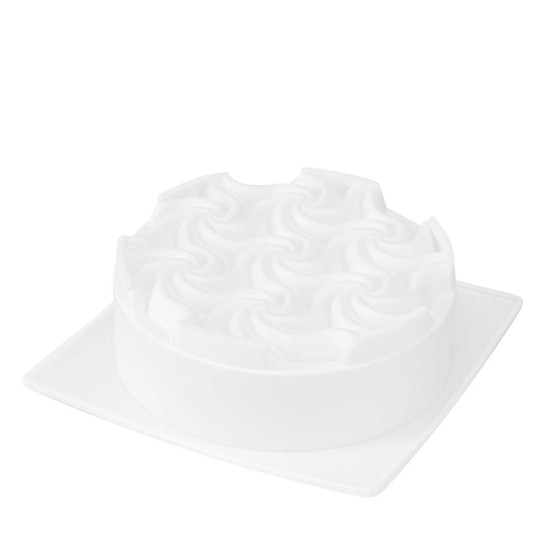 Molds, Baking, Swirl Cake, White, Silicone,1 - 10 COUNT