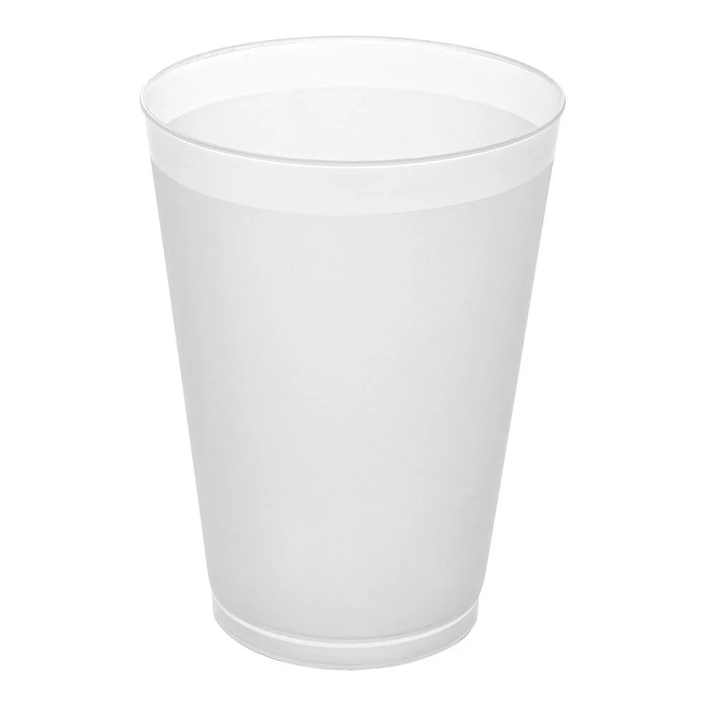 Cups, Cold, 12 Ounce, Plastic, Clear Frosted Flexi Grip, Polypropylene,1 - 25 COUNT