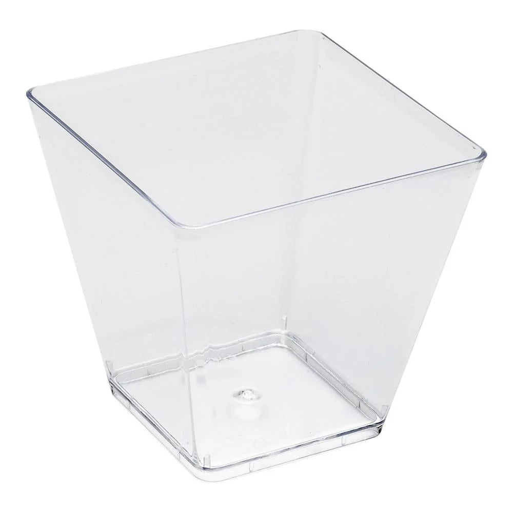 Cups, 5 Ounce, Plastic, Clear Kova, Square,1 - 20 COUNT