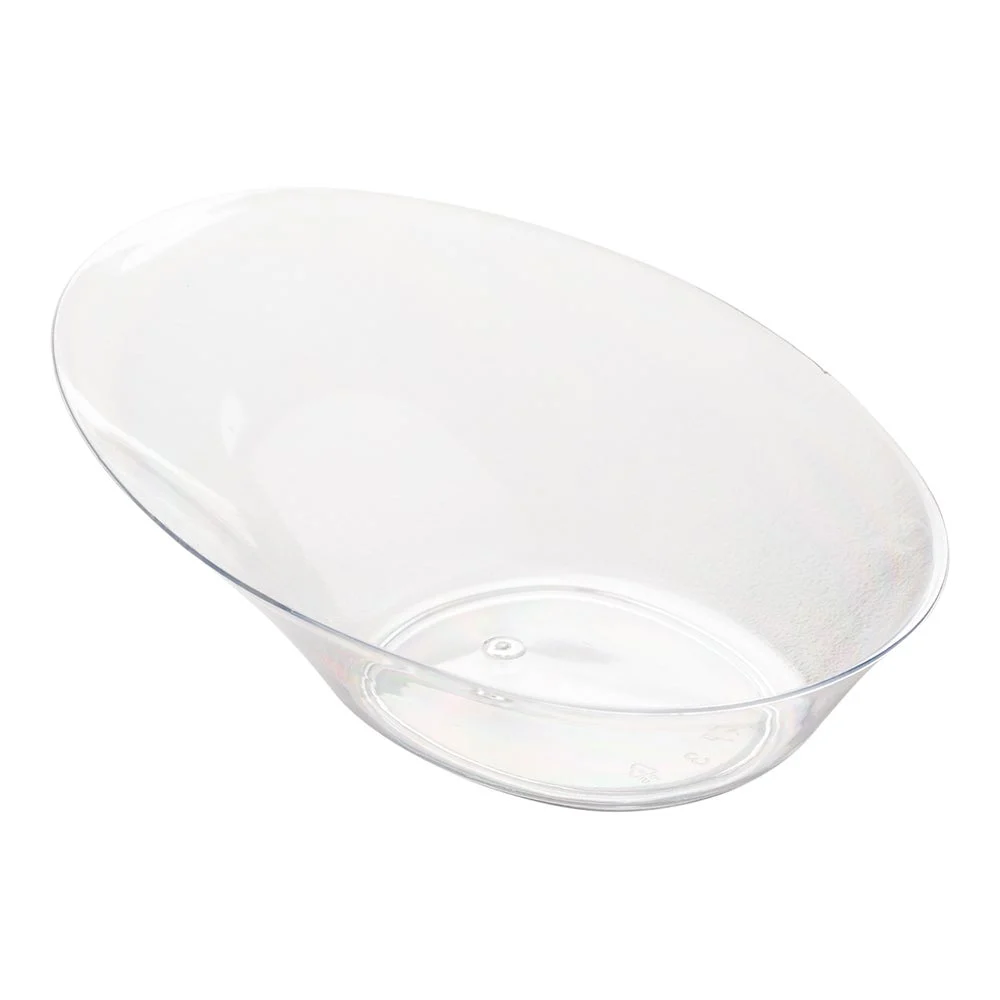 Dishes, Ellipse Serving, 4 x 3 x 1.25 Inch, Plastic, Clear, Oval,1 - 50 COUNT