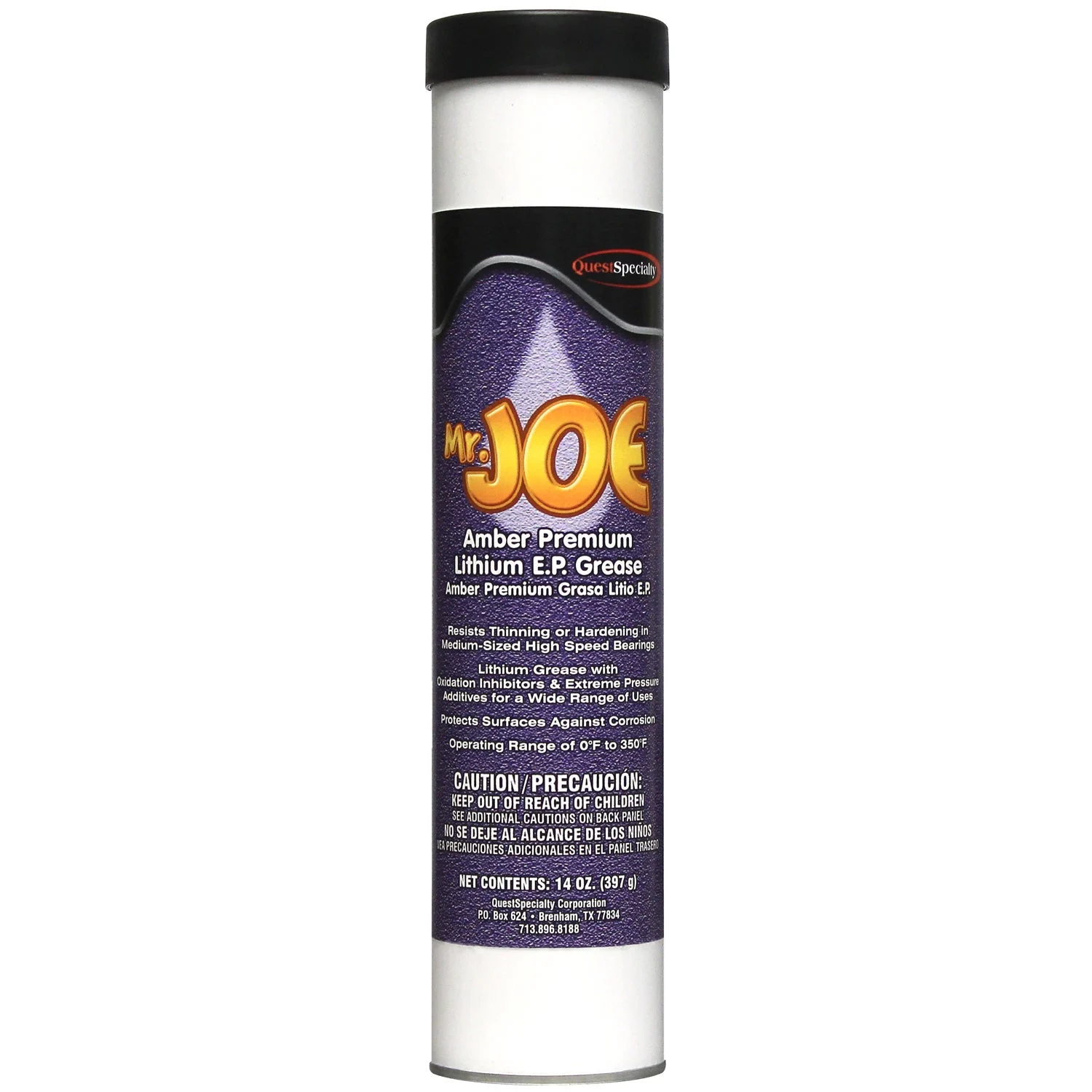 Lubricant, Extreme Pressure, Amber, Lithium,12 - 14 OUNCE