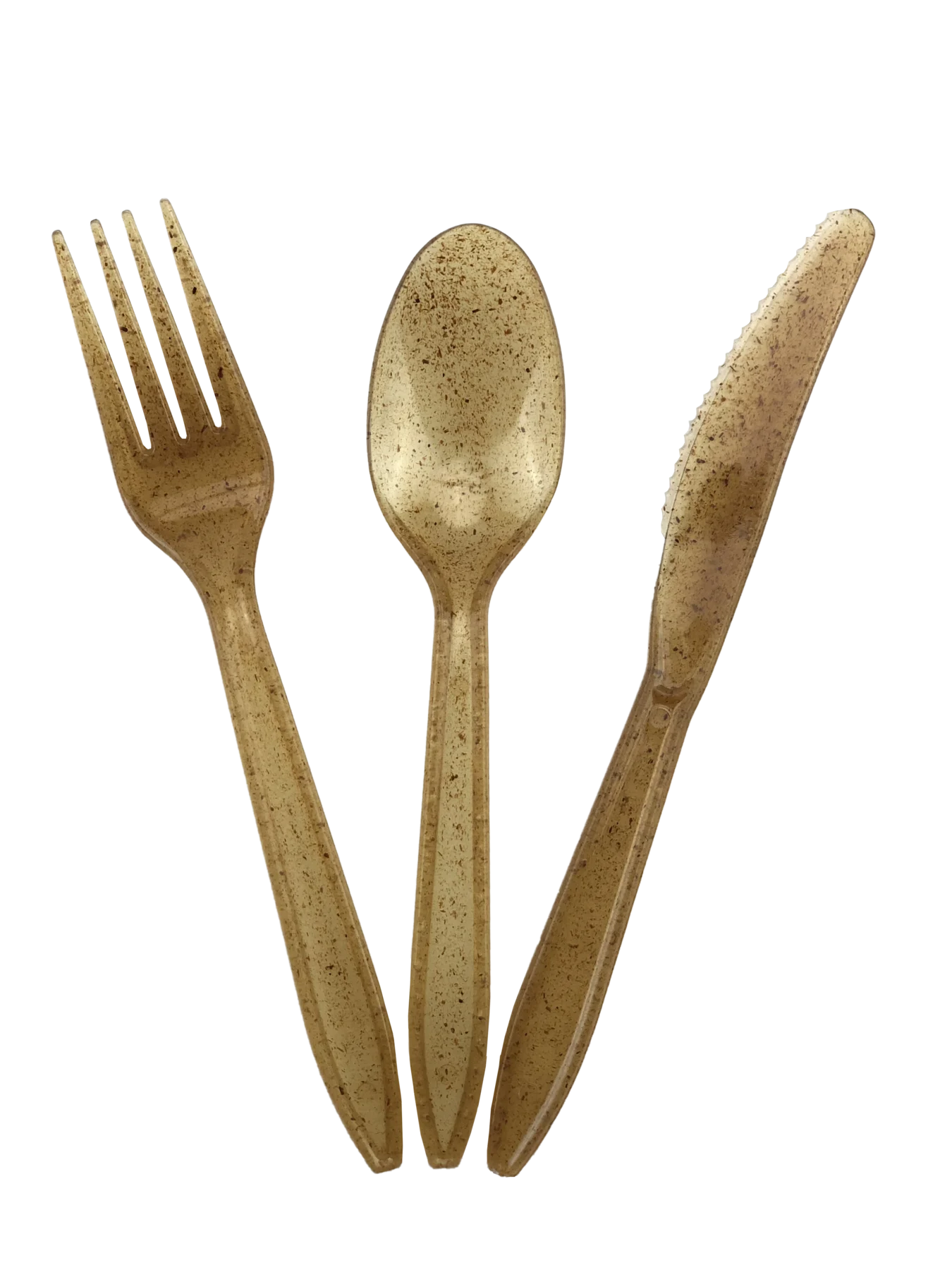 Cutlery Kits, Fork/Knife/Spoon, Molded Agave Fiber, Natural, with Kraft Napkin, Biodegradable & Compostable,1 - 250 EACH