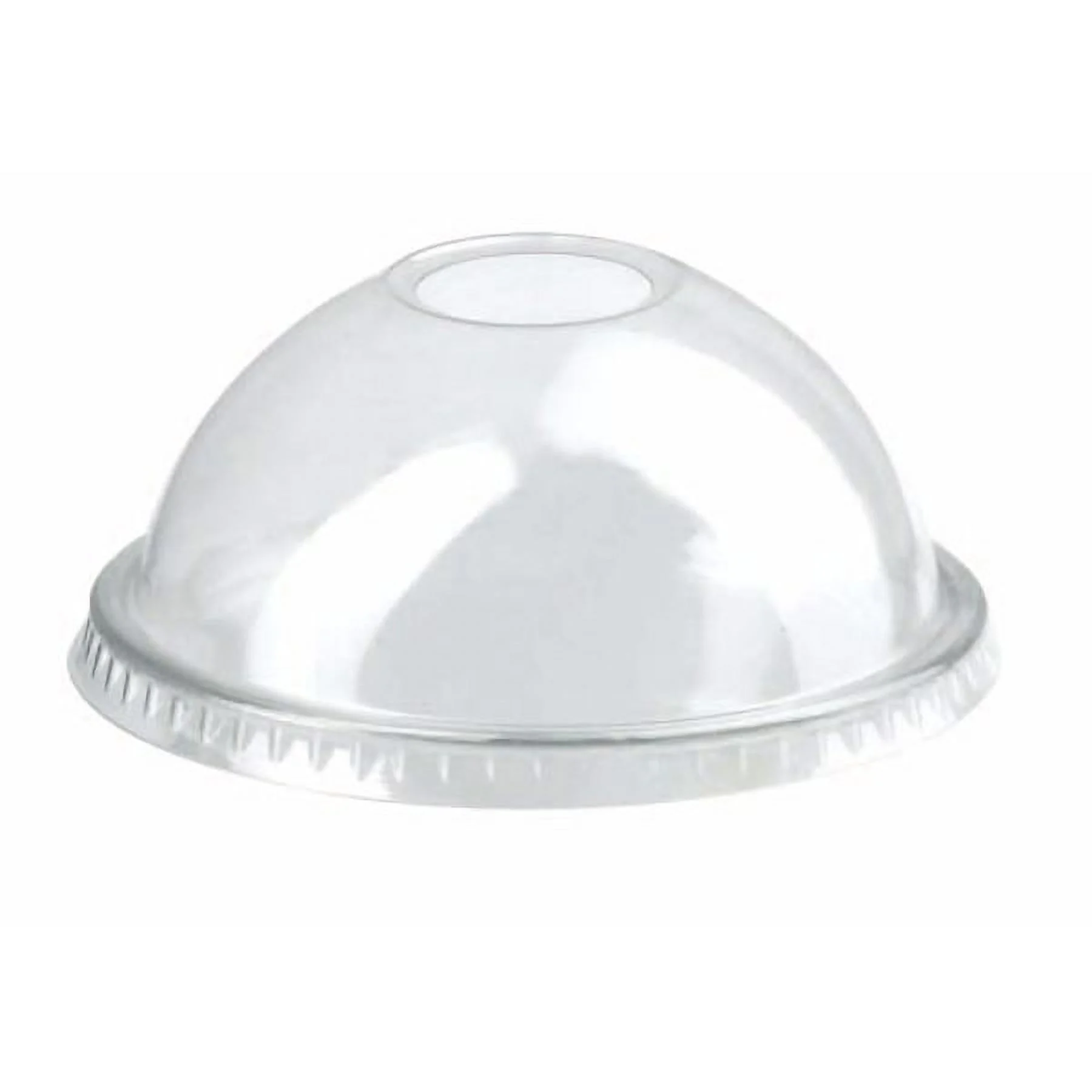 Lids, Dome, Plastic, PET, with Straw Hole, for 9 Ounce Cup,10 - 100 COUNT