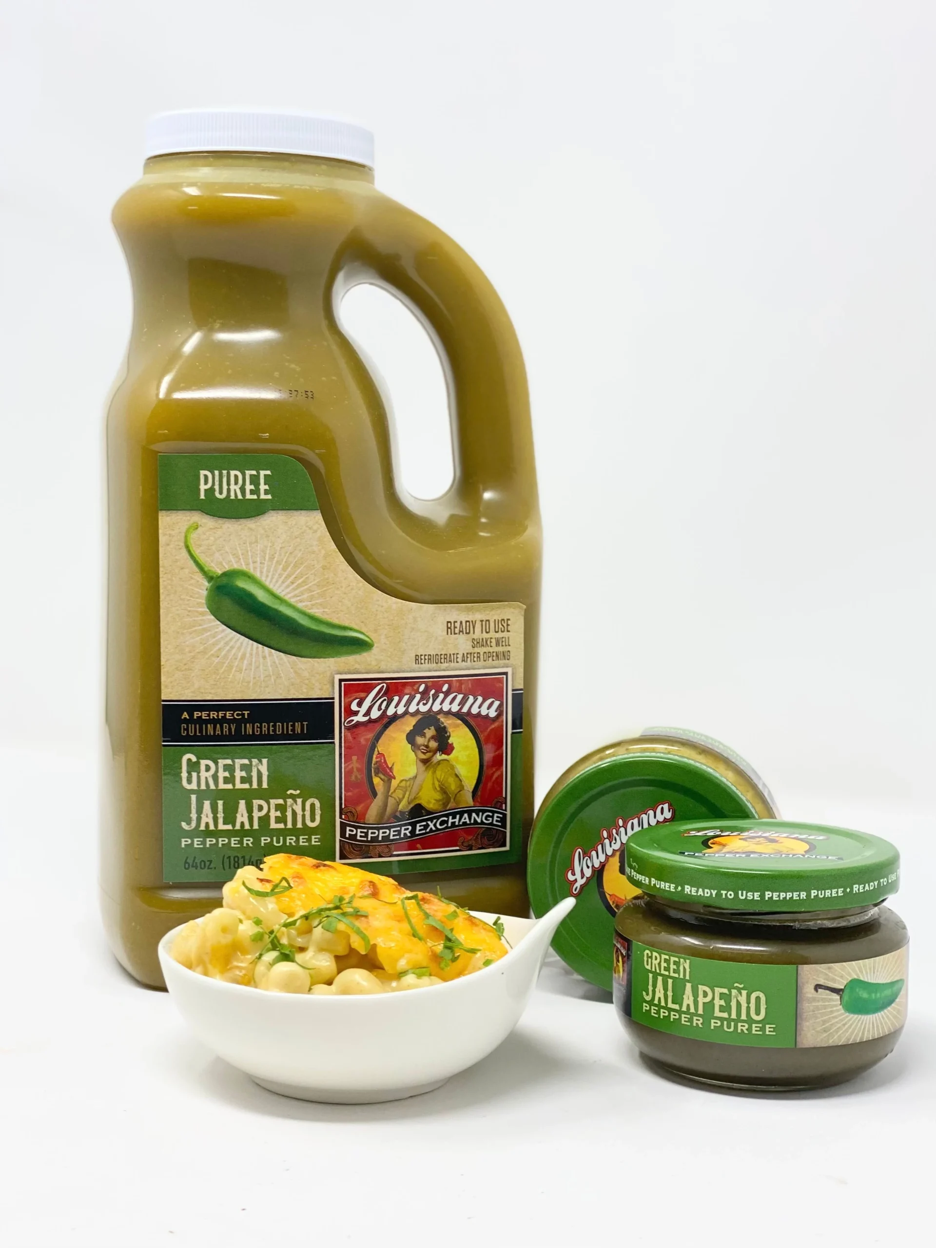 Puree, Green Jalapeno Pepper,1 - 64 OUNCE
