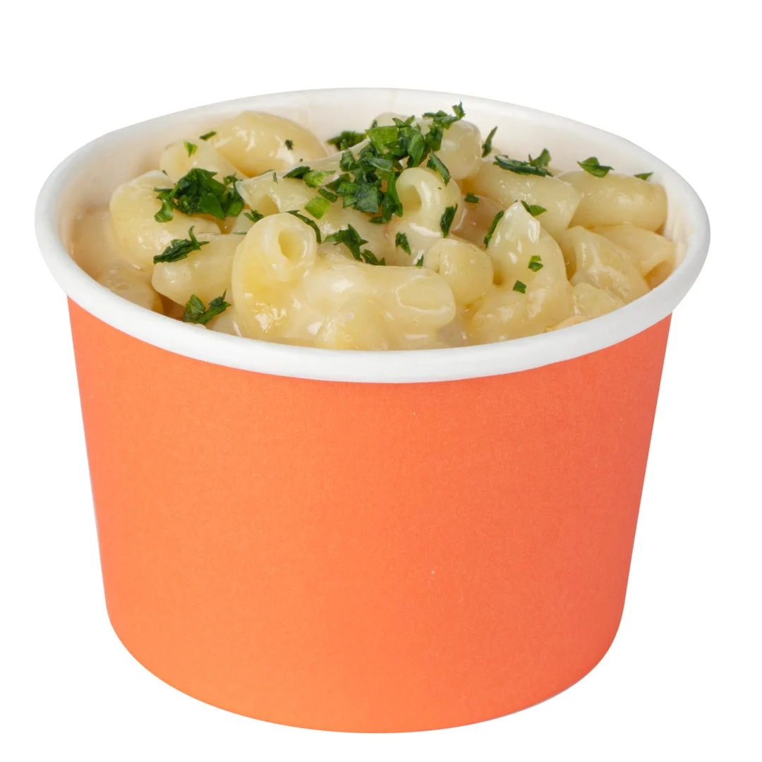 Cups, Hot & Cold, 4 Ounce, Paper, Tangerine Orange,1 - 50 COUNT