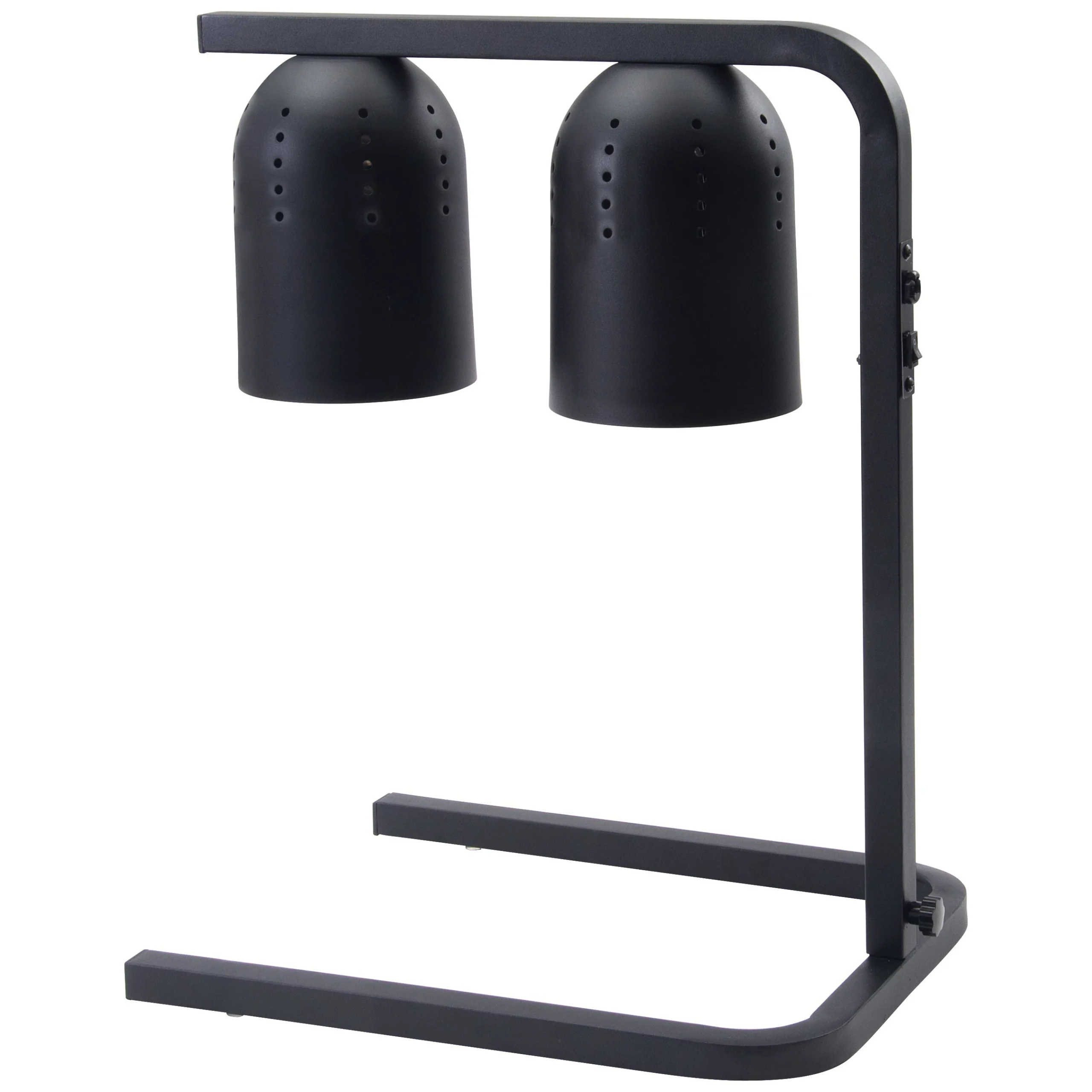 Heat Lamp, 2-Bulb, 250 Watt, Black, Steel & Aluminum,1 - 1 EACH