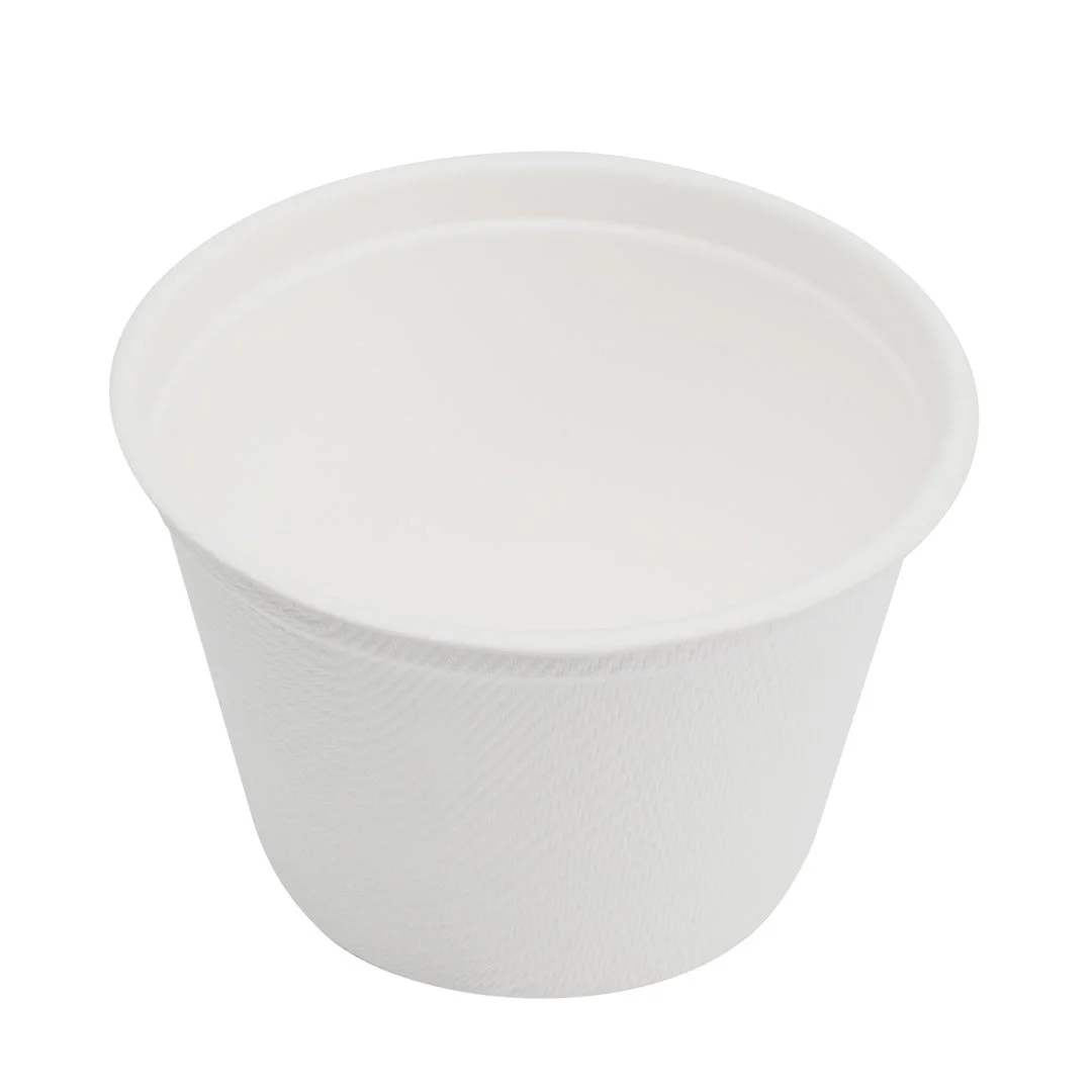 Cups, 5 Ounce, Paper, White, Sugarcane Bagasse,1 - 100 COUNT