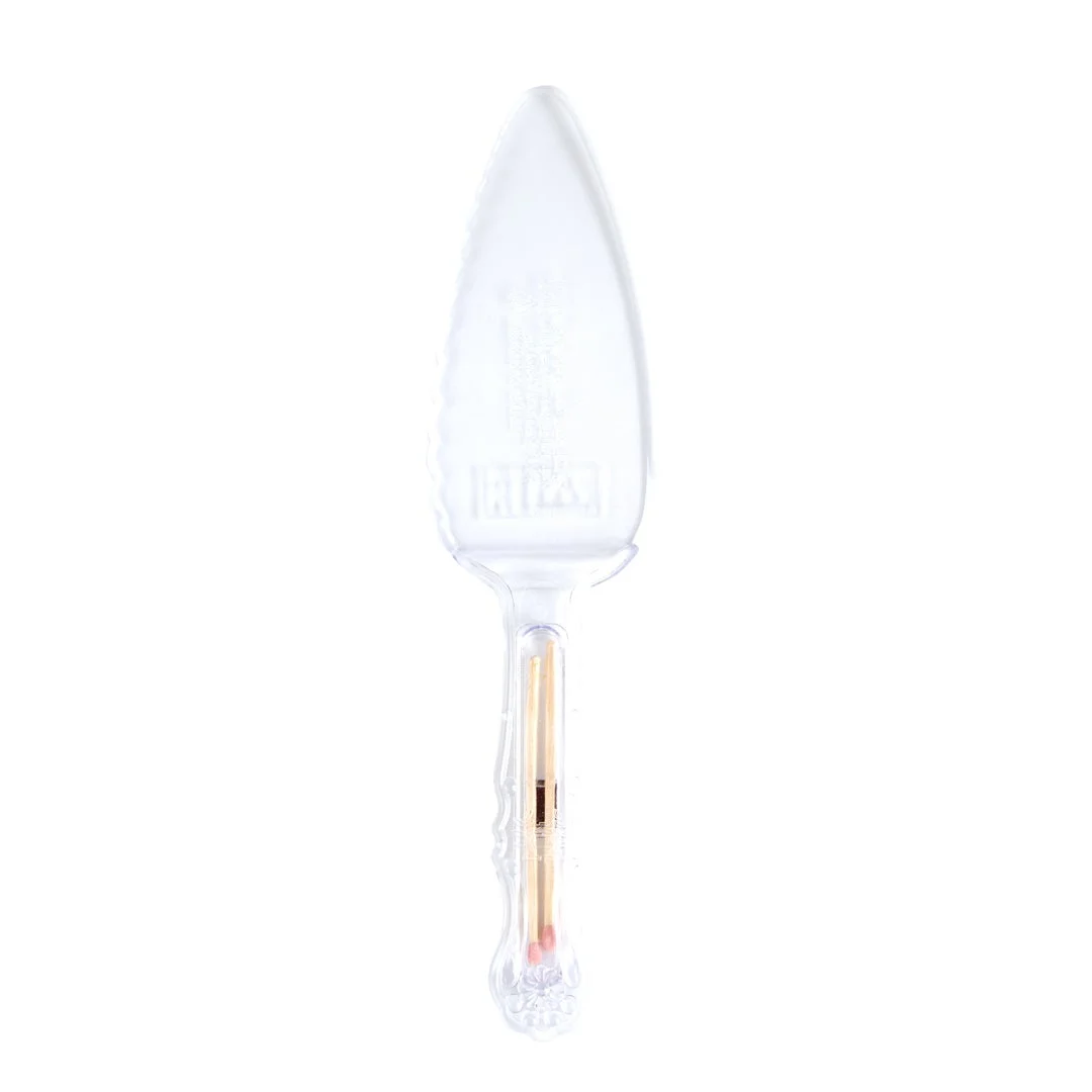 Server, Cake, 9 Inch, Plastic, Clear, with Matches,1 - 1 EACH
