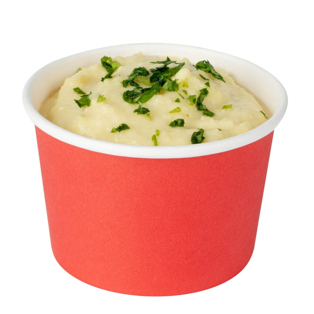 Cups, Ice Cream, 4 Ounce, Paper, Red,1 - 200 COUNT