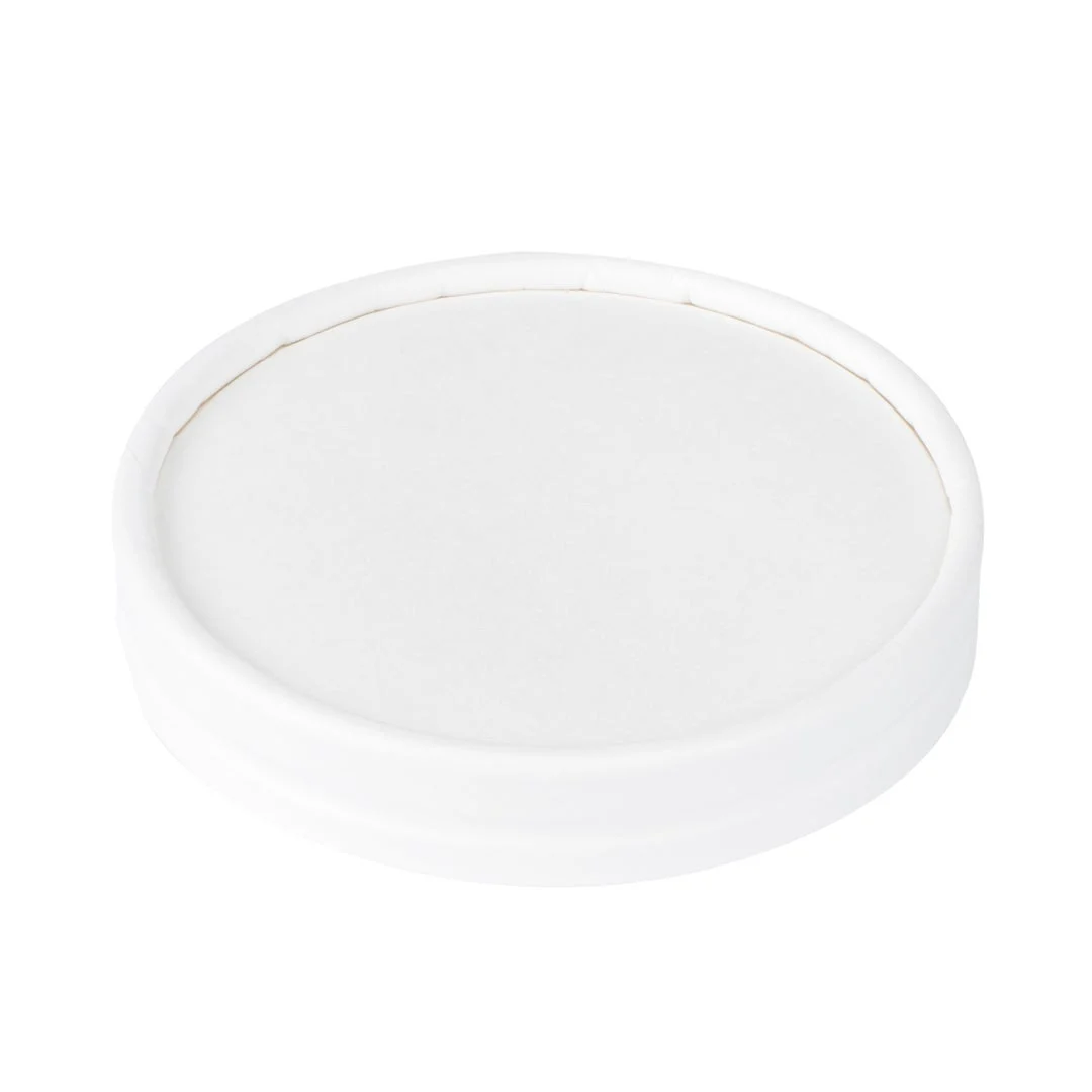 Lids, Paper, White, for 4 Ounce Cups,1 - 200 COUNT
