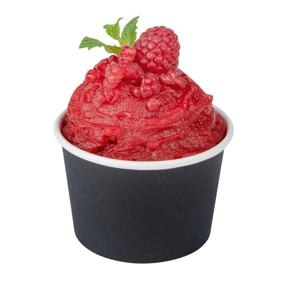Cups, Ice Cream, 4 Ounce, Paper, Black,1 - 200 COUNT