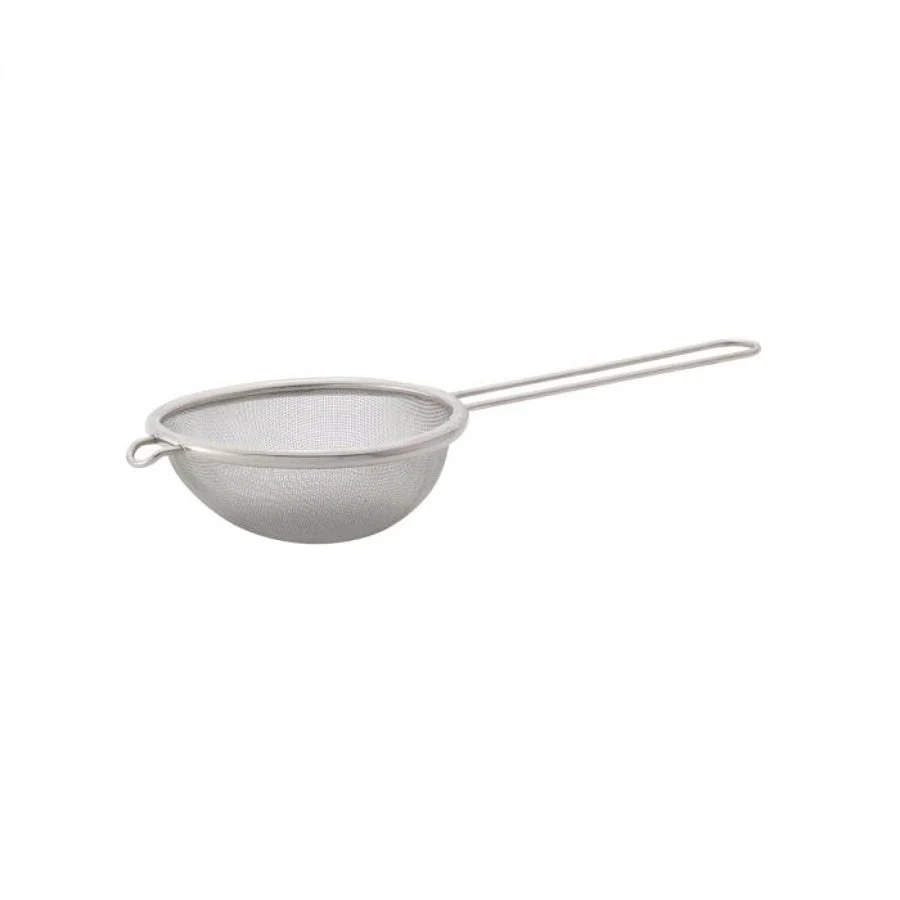 Strainers, 3.75 Inch, Stainless Steel Mesh, with Handle & Hook, 3.75 Linear Inch,6 - 1 EACH